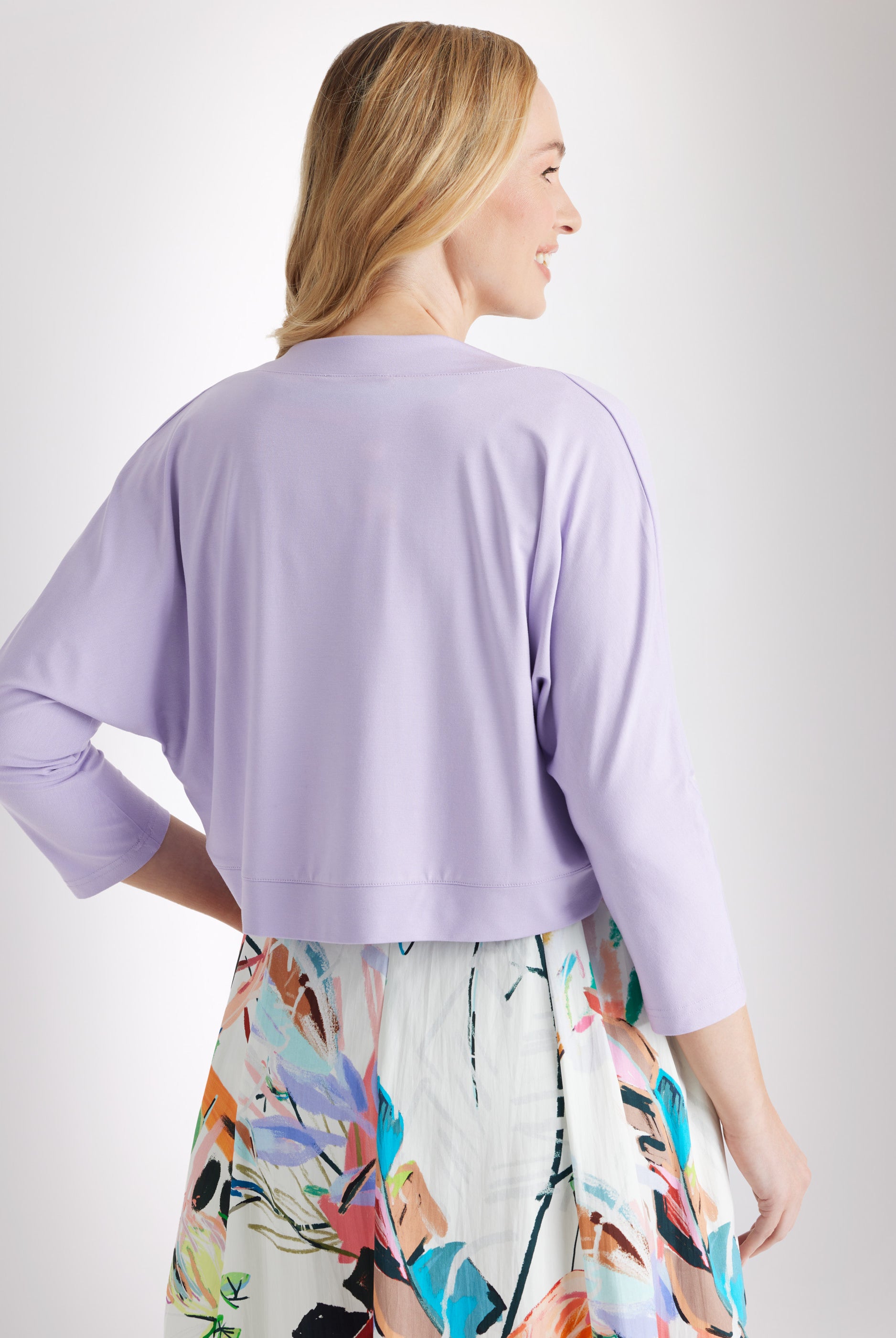 Gerader Bolero CEBOLERA aus softem Viskosejersey - FOX'S - Fashion
