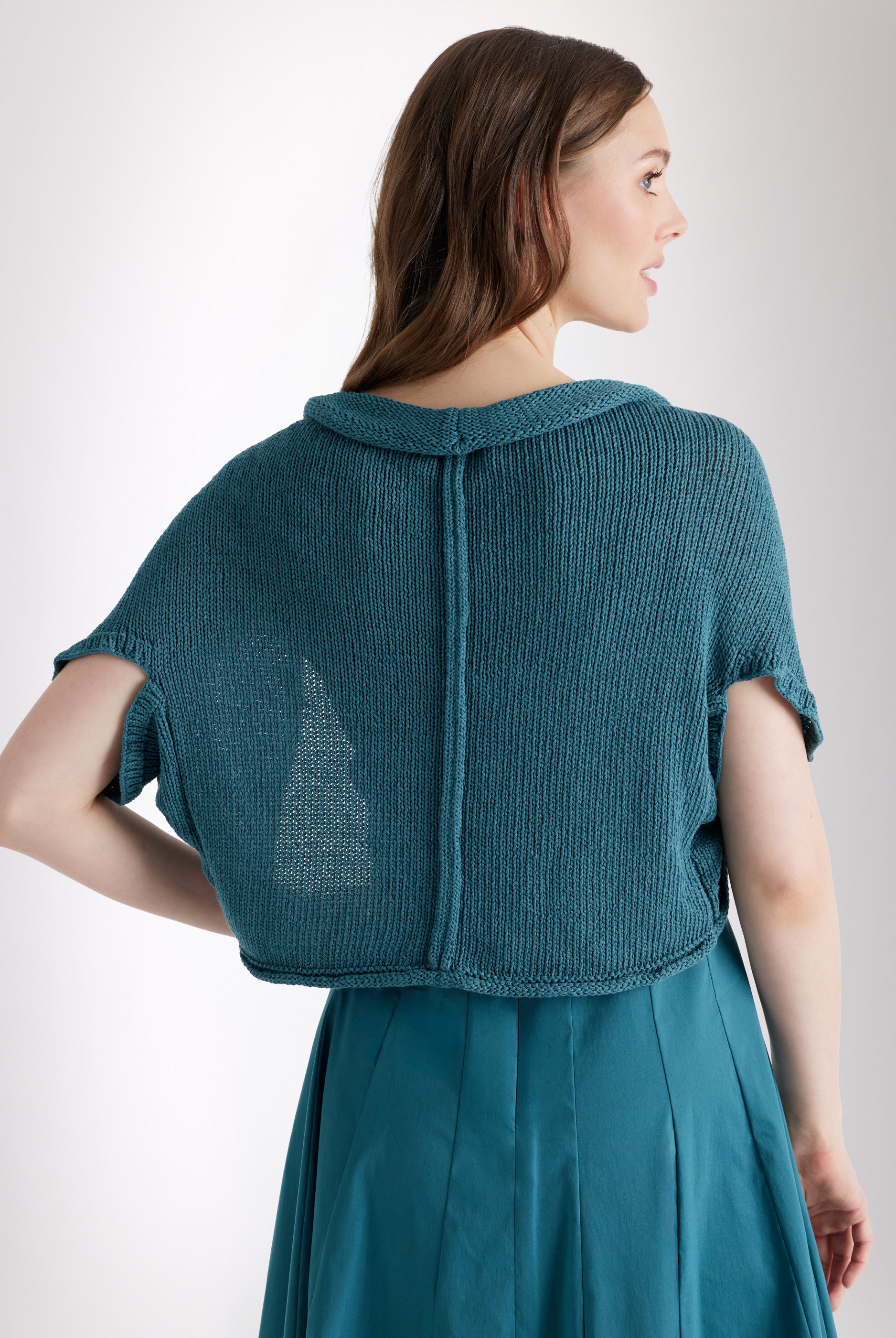 Weiter Strickbolero IPBOLLY aus Baumwollmix - FOX'S - Fashion
