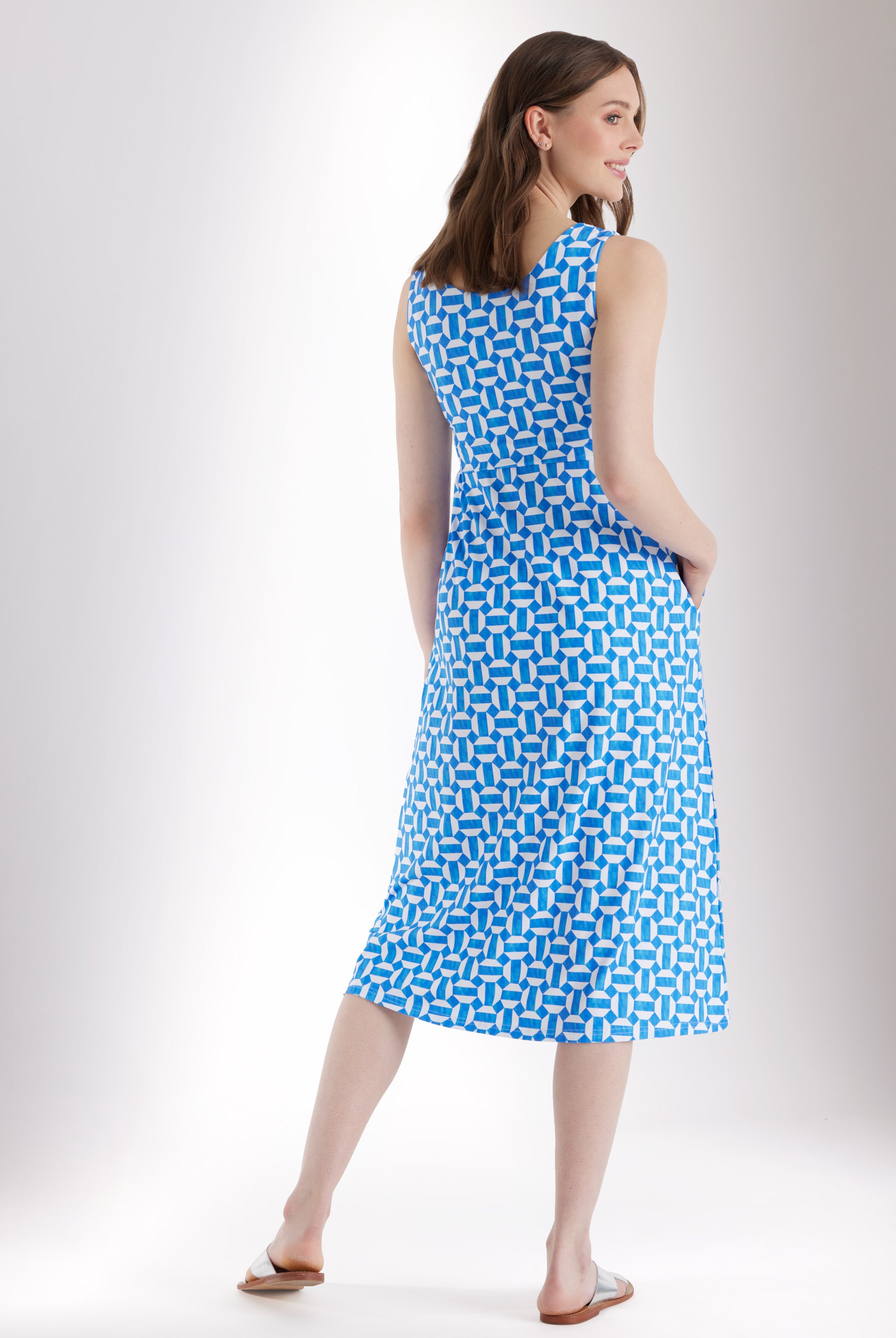 Midi - Kleid JILLY aus Viskosejersey in A - Linie - FOX'S - Fashion
