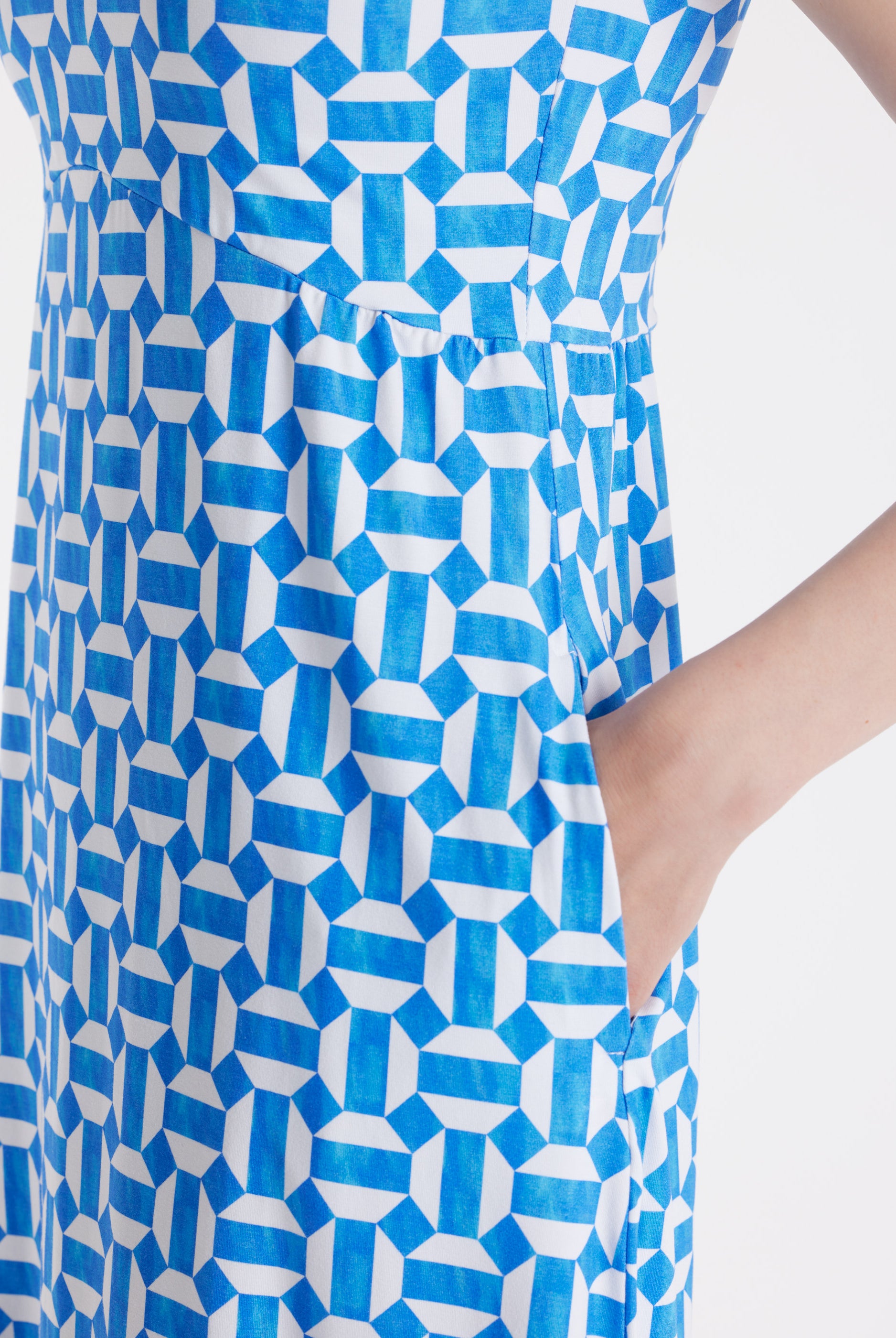 Midi - Kleid JILLY aus Viskosejersey in A - Linie - FOX'S - Fashion