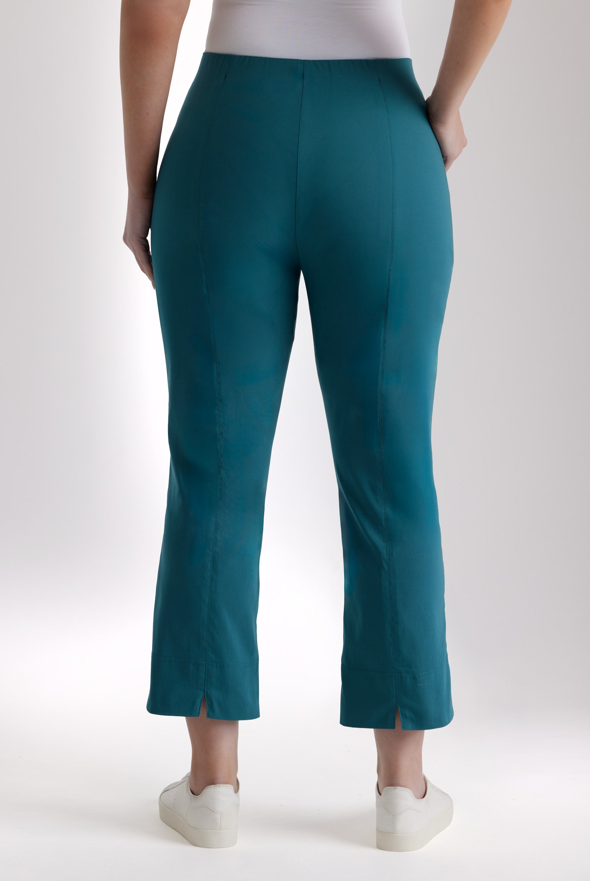 Schmale 7/8 - Hose MESSINI aus Baumwollmix mit Stretch - FOX'S - Fashion