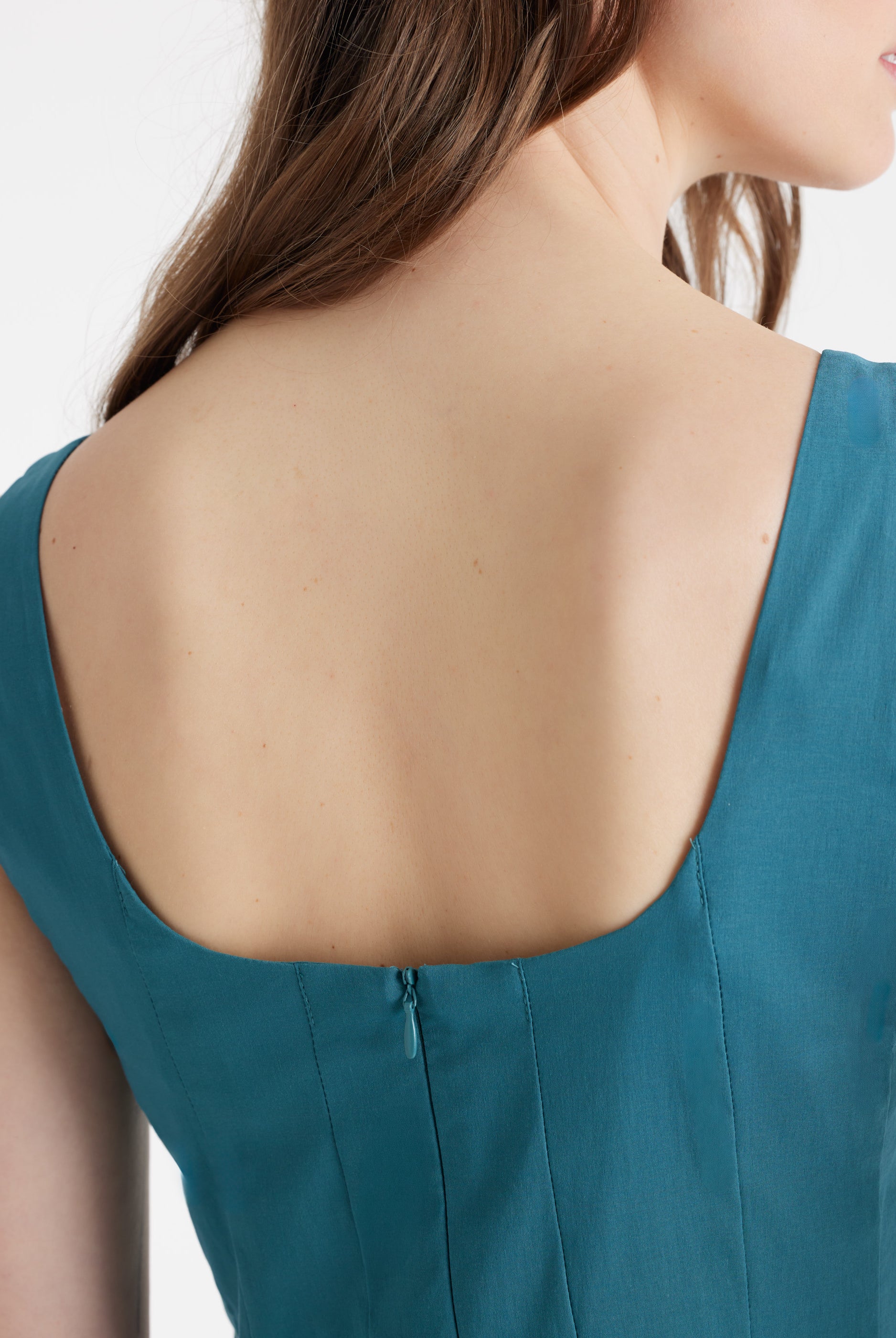 Kurzes, ausgestelltes Kleid MIASHY aus Baumwollmix mit Stretch - FOX'S - Fashion