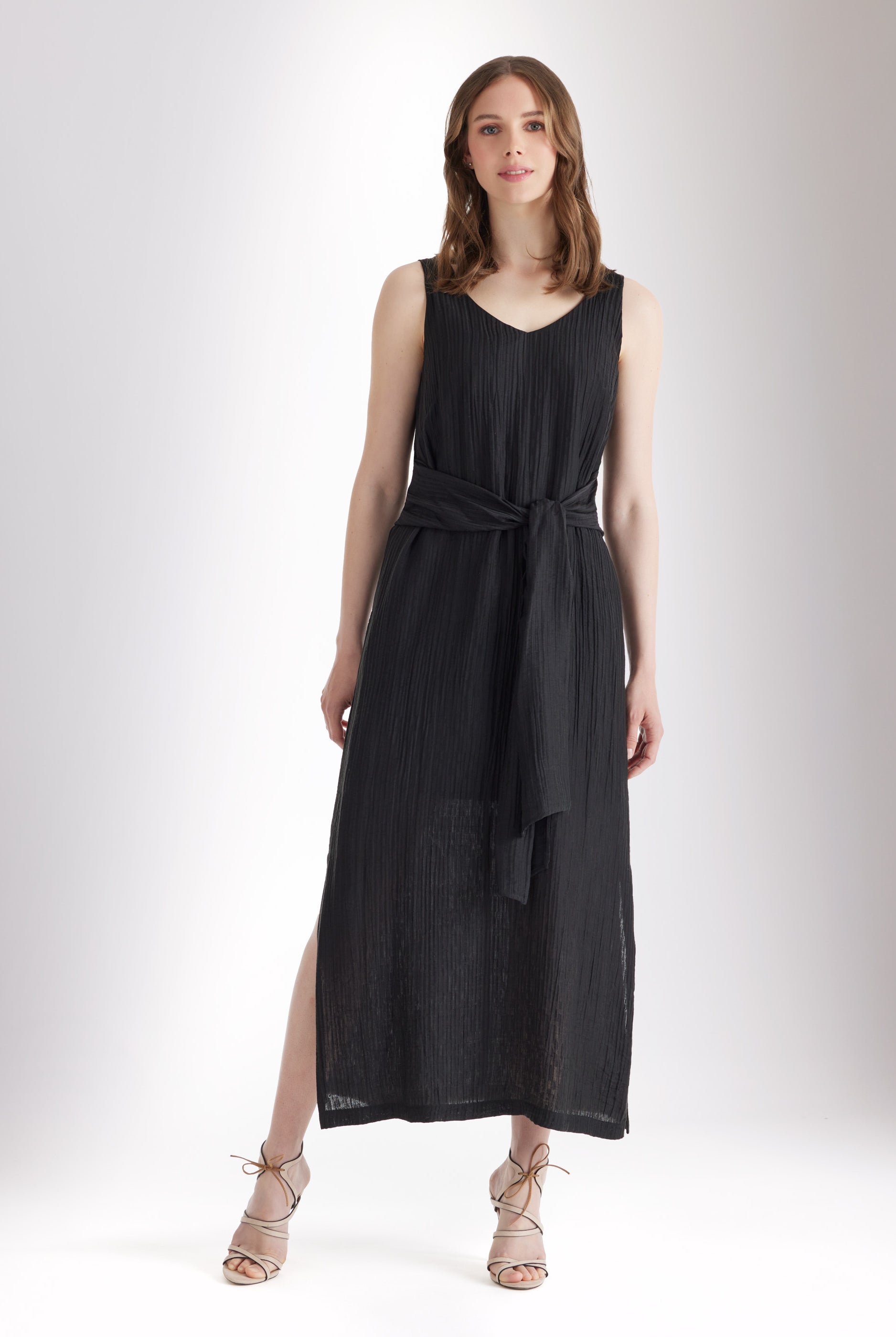 Gerades Midi - Kleid NATAVA aus Viskose - Lyocell - Mix - FOX'S - Fashion