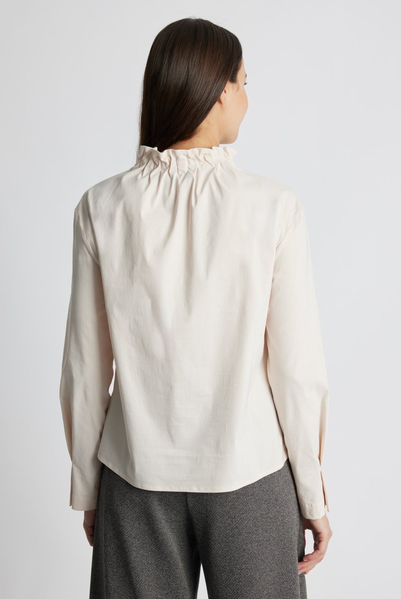 Gerade Bluse BLYNA aus leichtem Baumwoll-Mix mit Stretch - FOX'S-Fashion