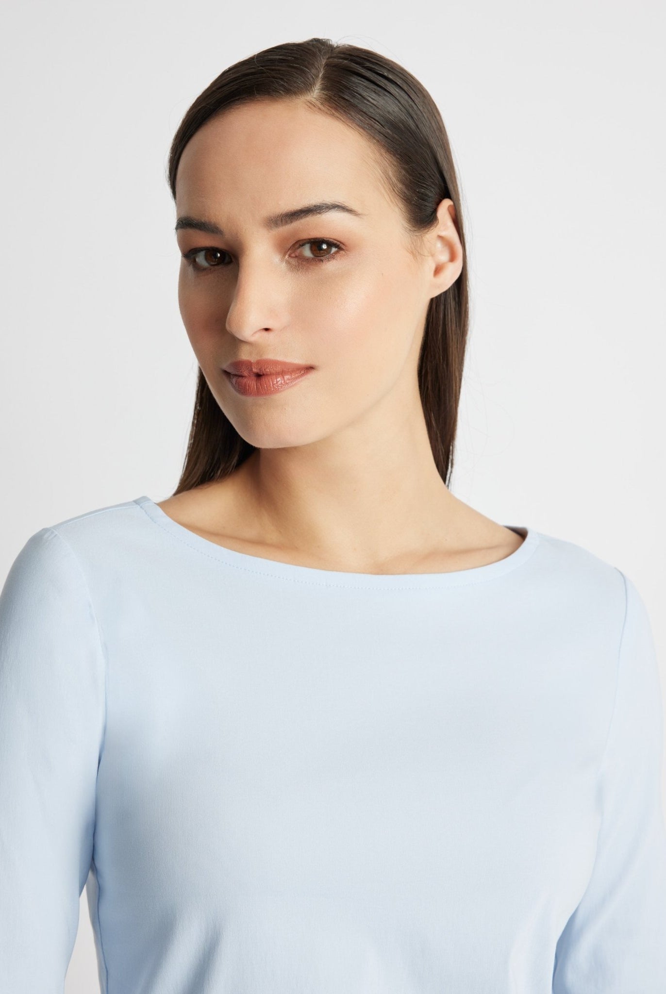 Gerade Bluse BONIUS aus leichtem Baumwoll-Mix mit Stretch - FOX'S-Fashion