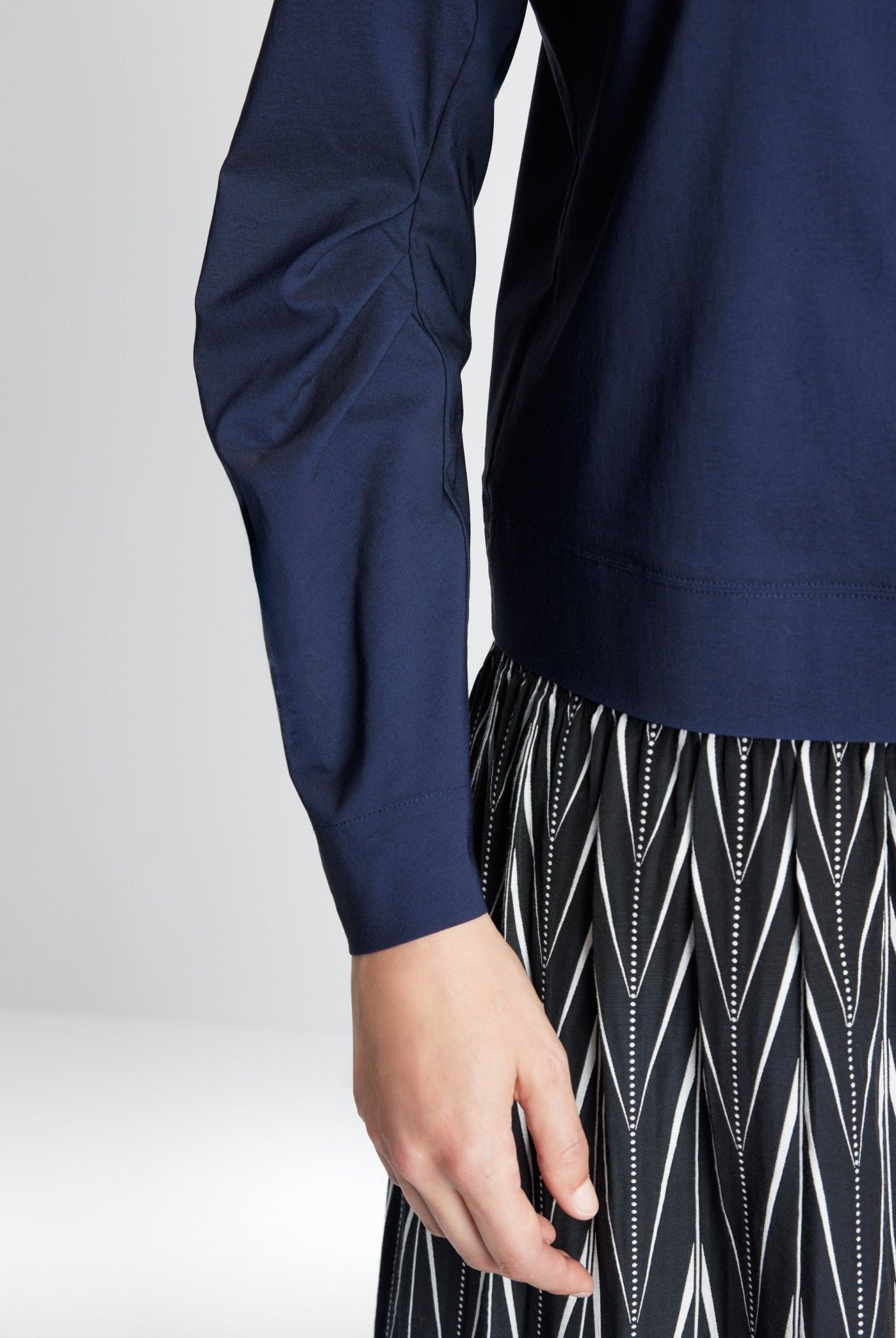 Gerade Bluse JIBRYX aus Viskose-Mix mit Stretch - FOX'S-Fashion