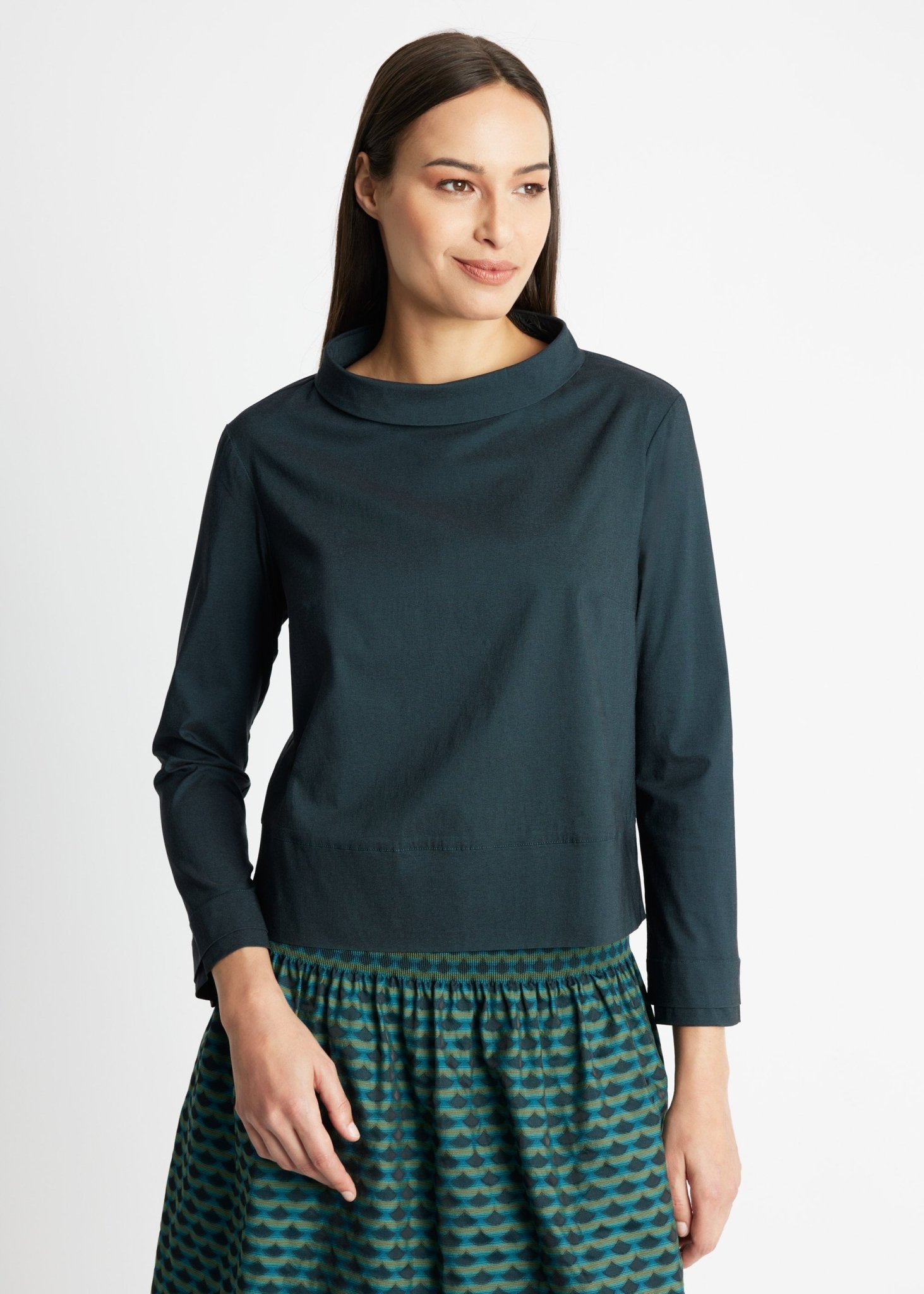 Gerade Bluse JURAMO aus Viskose-Mix mit Stretch - FOX'S-Fashion