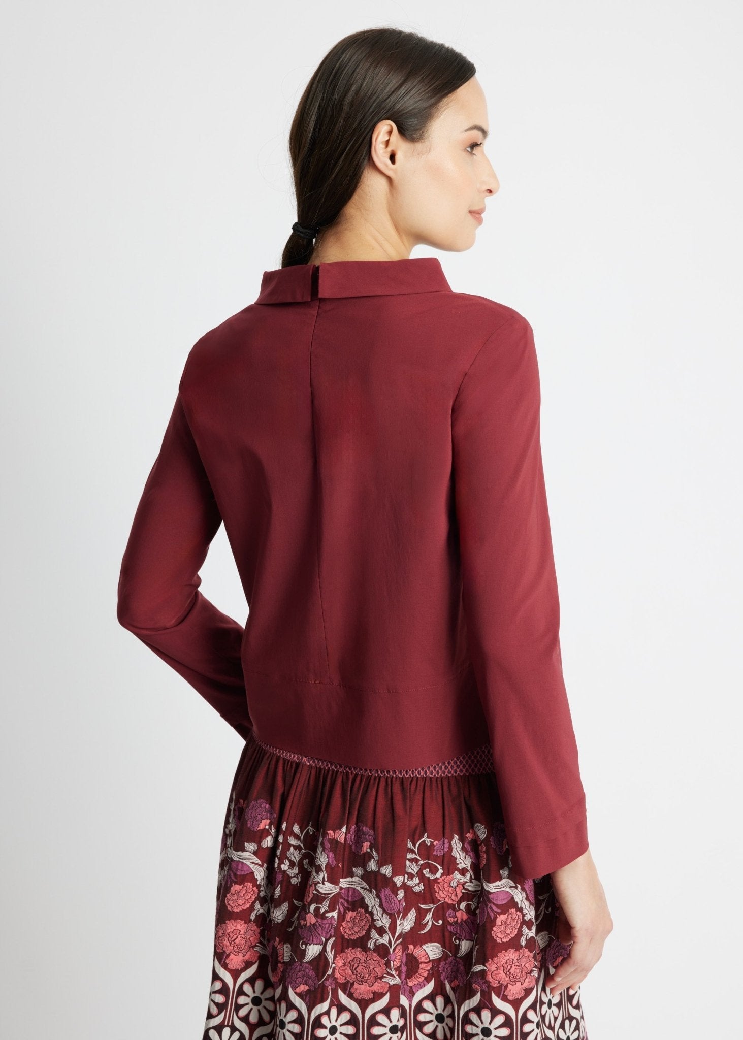 Gerade Bluse JURAMO aus Viskose-Mix mit Stretch - FOX'S-Fashion