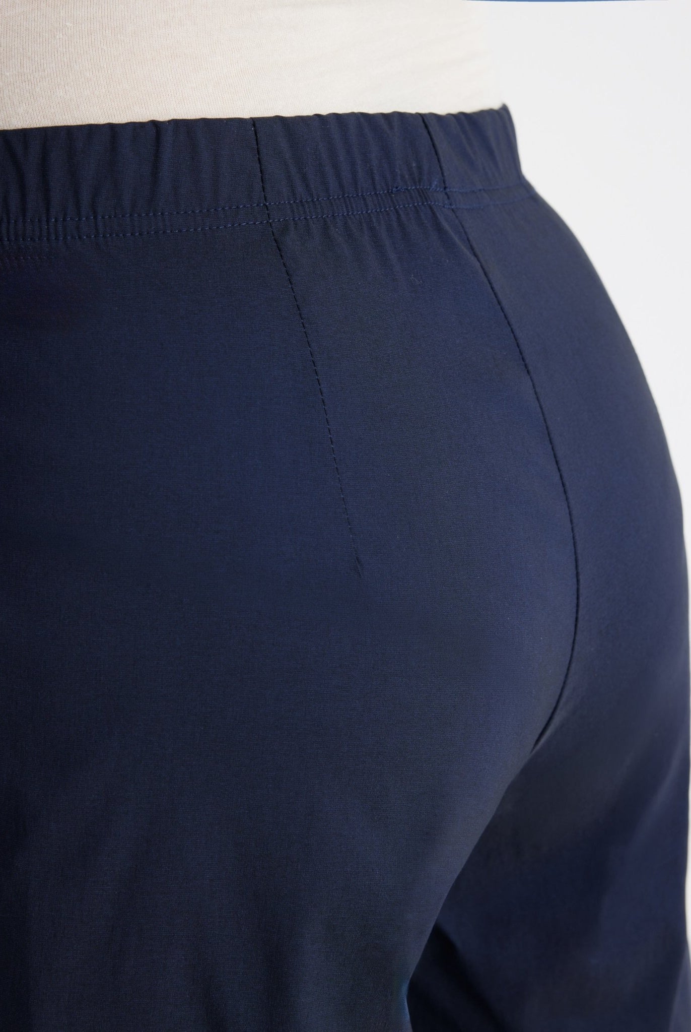 Gerade Hose JUSTIRA aus Viskose-Mix mit Gummibund - FOX'S-Fashion