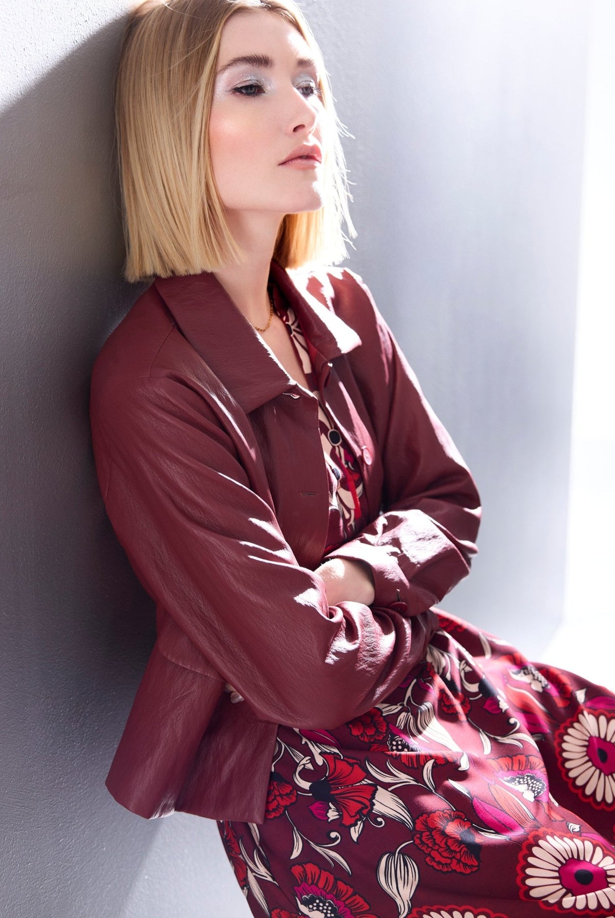 Gerade Jacke WIATA aus Lederimitat - FOX'S-Fashion