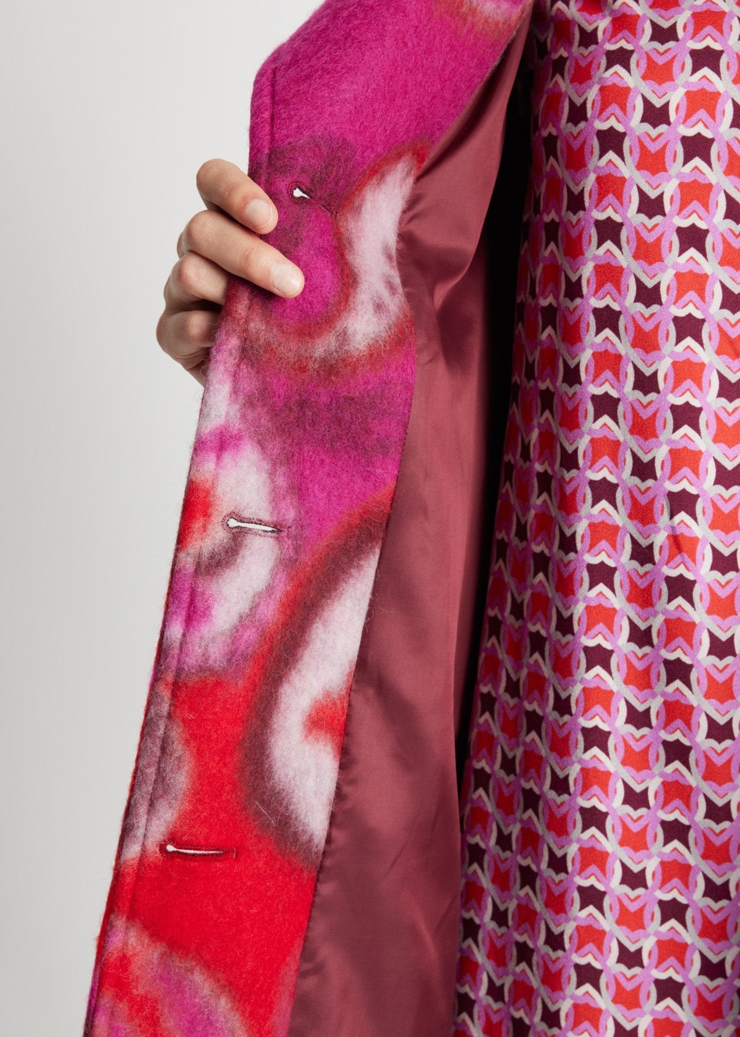 Gerader Mantel KUPURA aus Schurwolle - FOX'S-Fashion