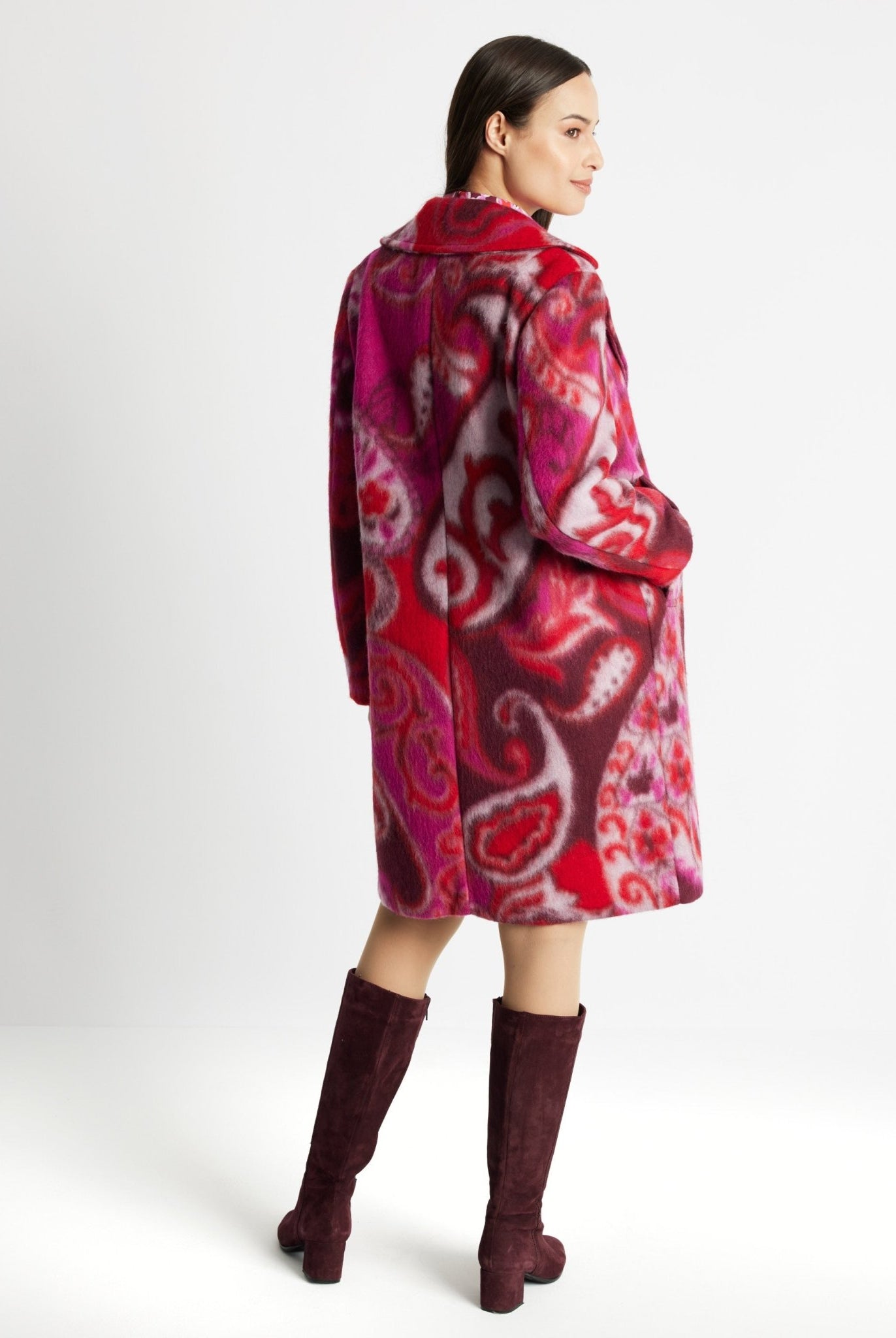 Gerader Mantel KUPURA aus Schurwolle - FOX'S-Fashion