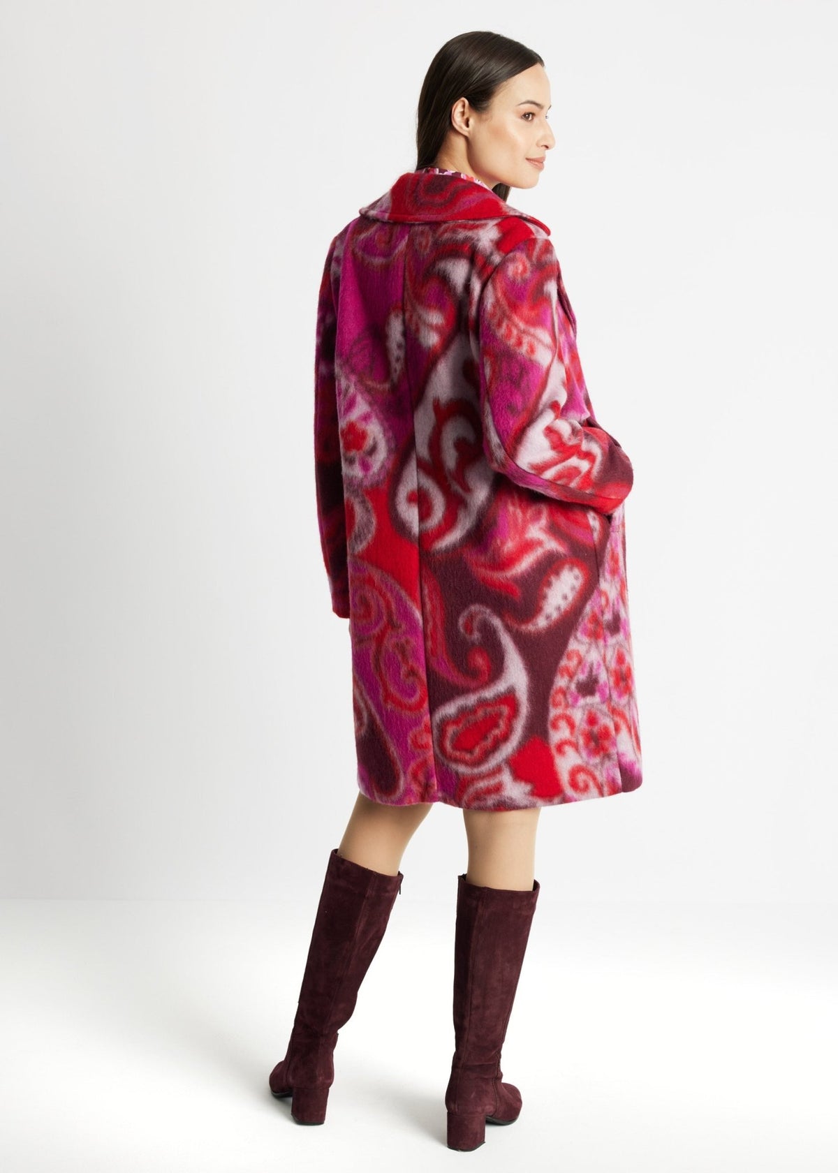 Gerader Mantel KUPURA aus Schurwolle - FOX'S-Fashion