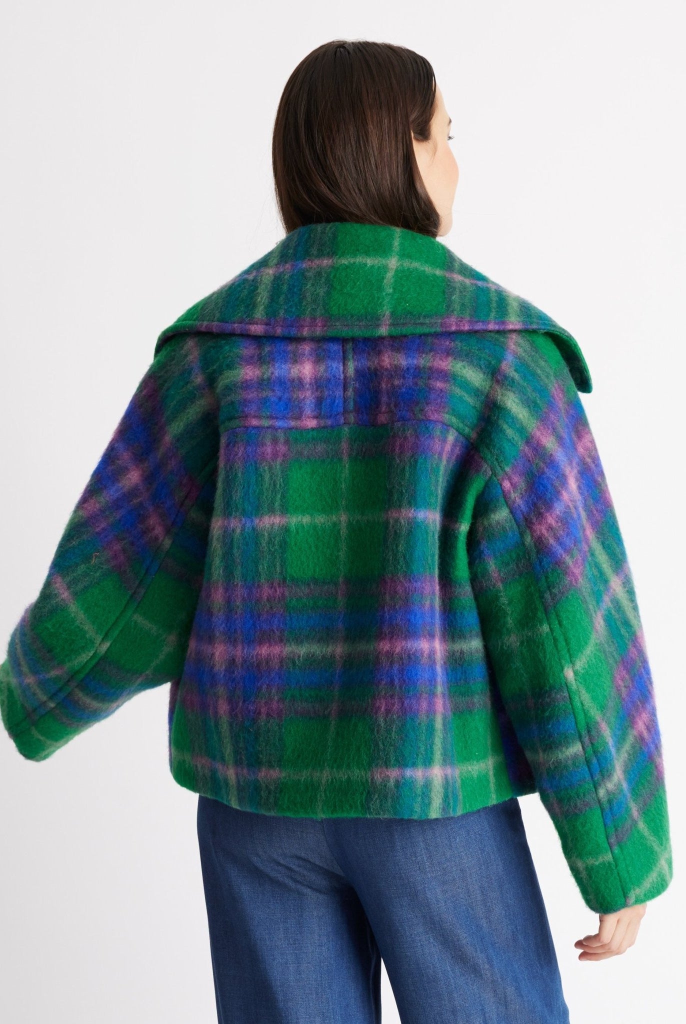 Kastige Jacke KARIDO aus Schurwolle - FOX'S-Fashion