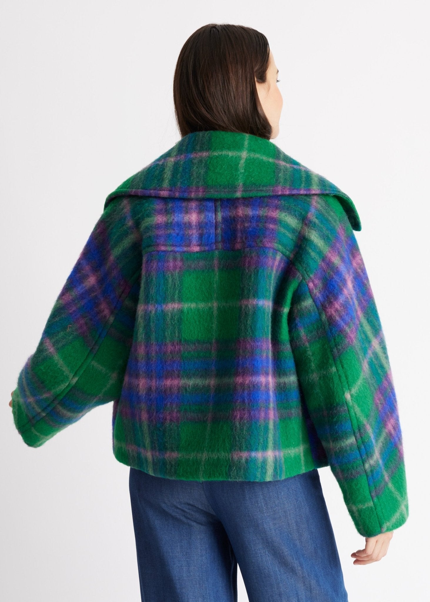 Kastige Jacke KARIDO aus Schurwolle - FOX'S-Fashion