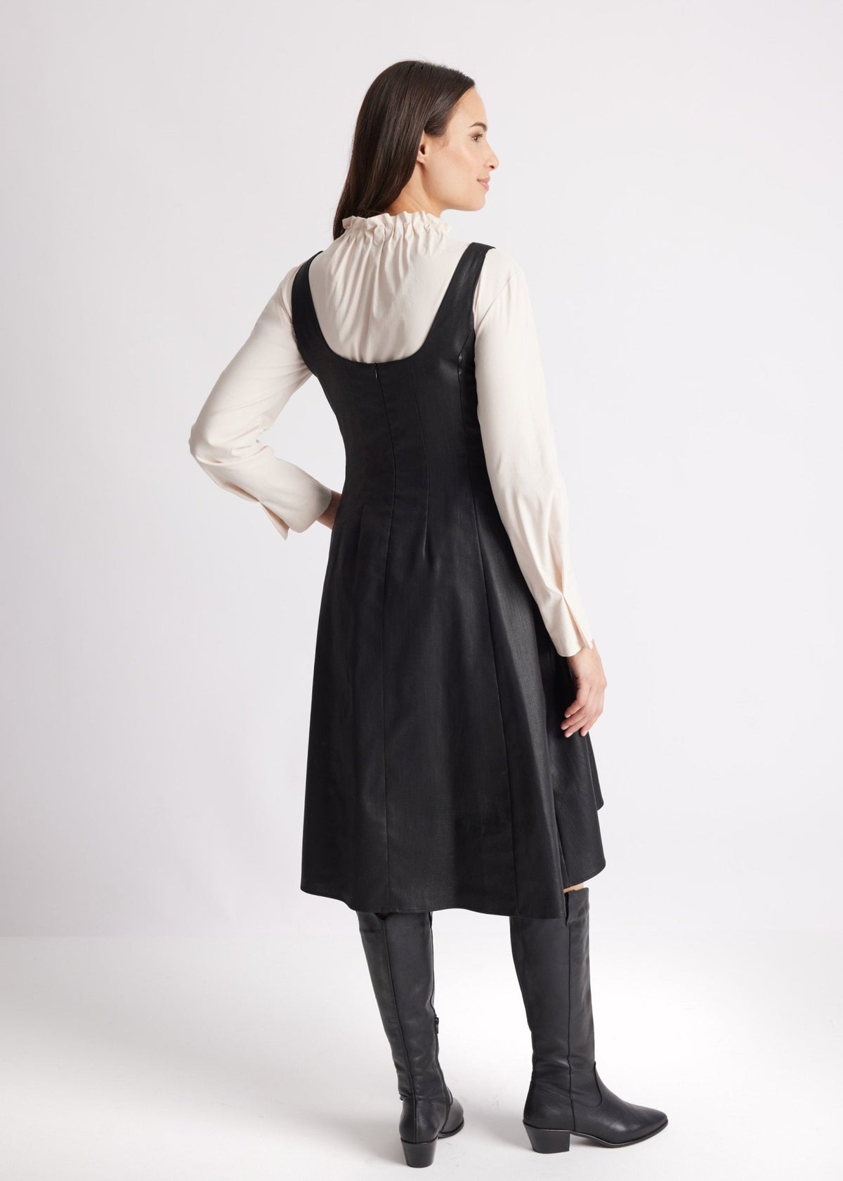 Kleid ZANSUI aus 100 % Baumwolle in A-Linie - FOX'S-Fashion