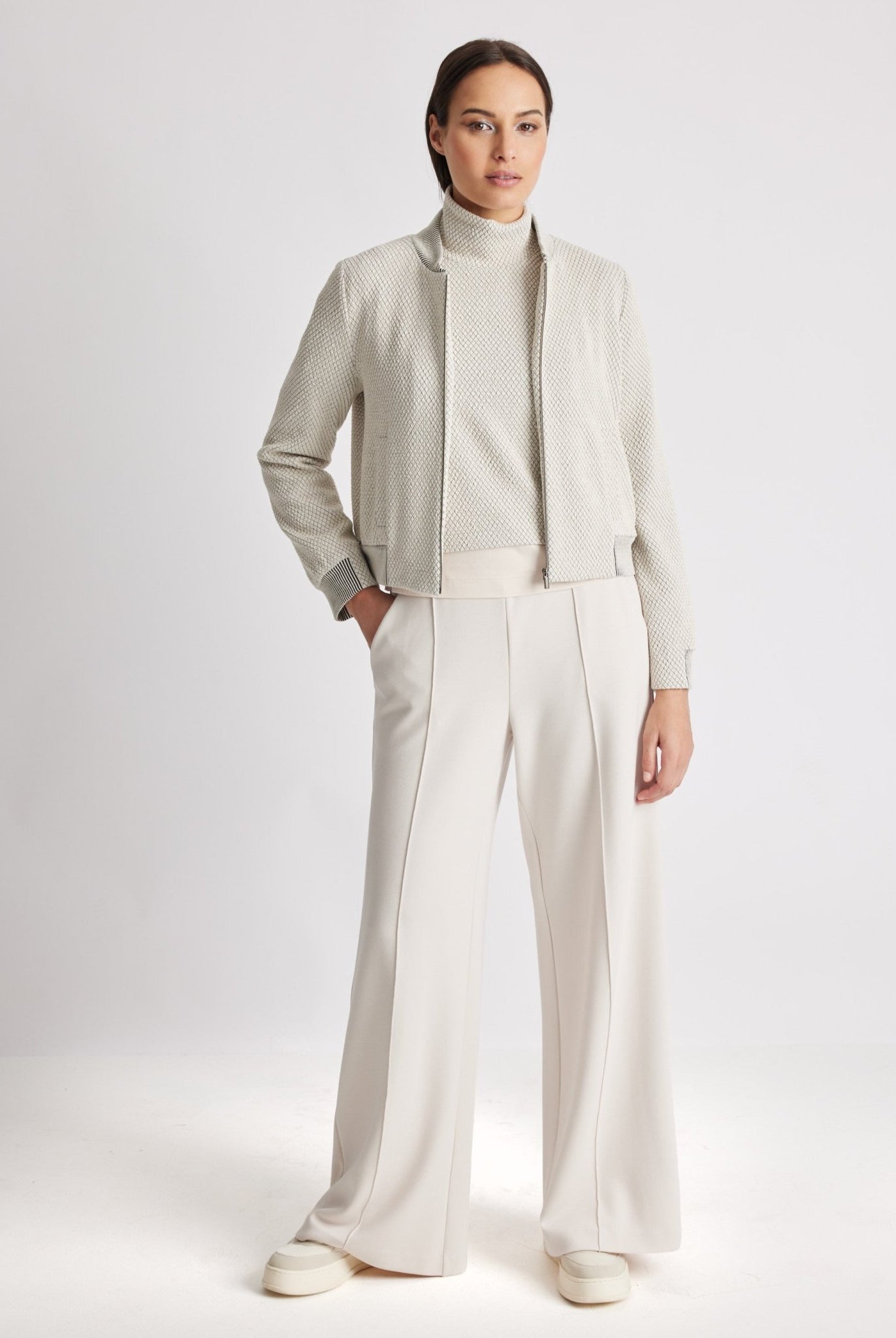 Kurze Blousonjacke PASJAKI aus Viskose-Mix - FOX'S-Fashion