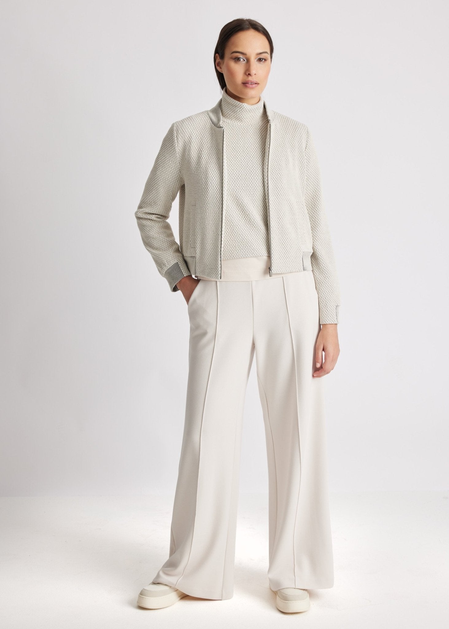 Kurze Blousonjacke PASJAKI aus Viskose-Mix - FOX'S-Fashion