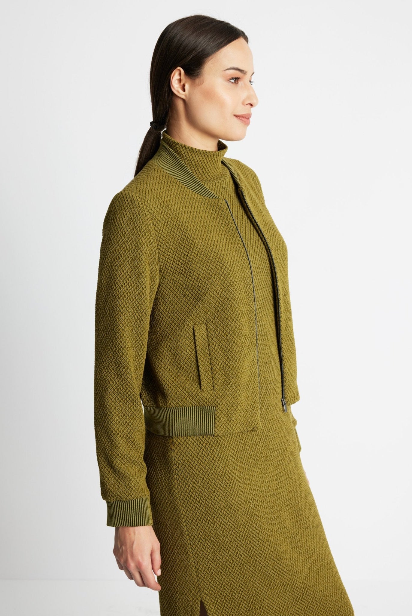 Kurze Blousonjacke PASJAKI aus Viskose-Mix - FOX'S-Fashion