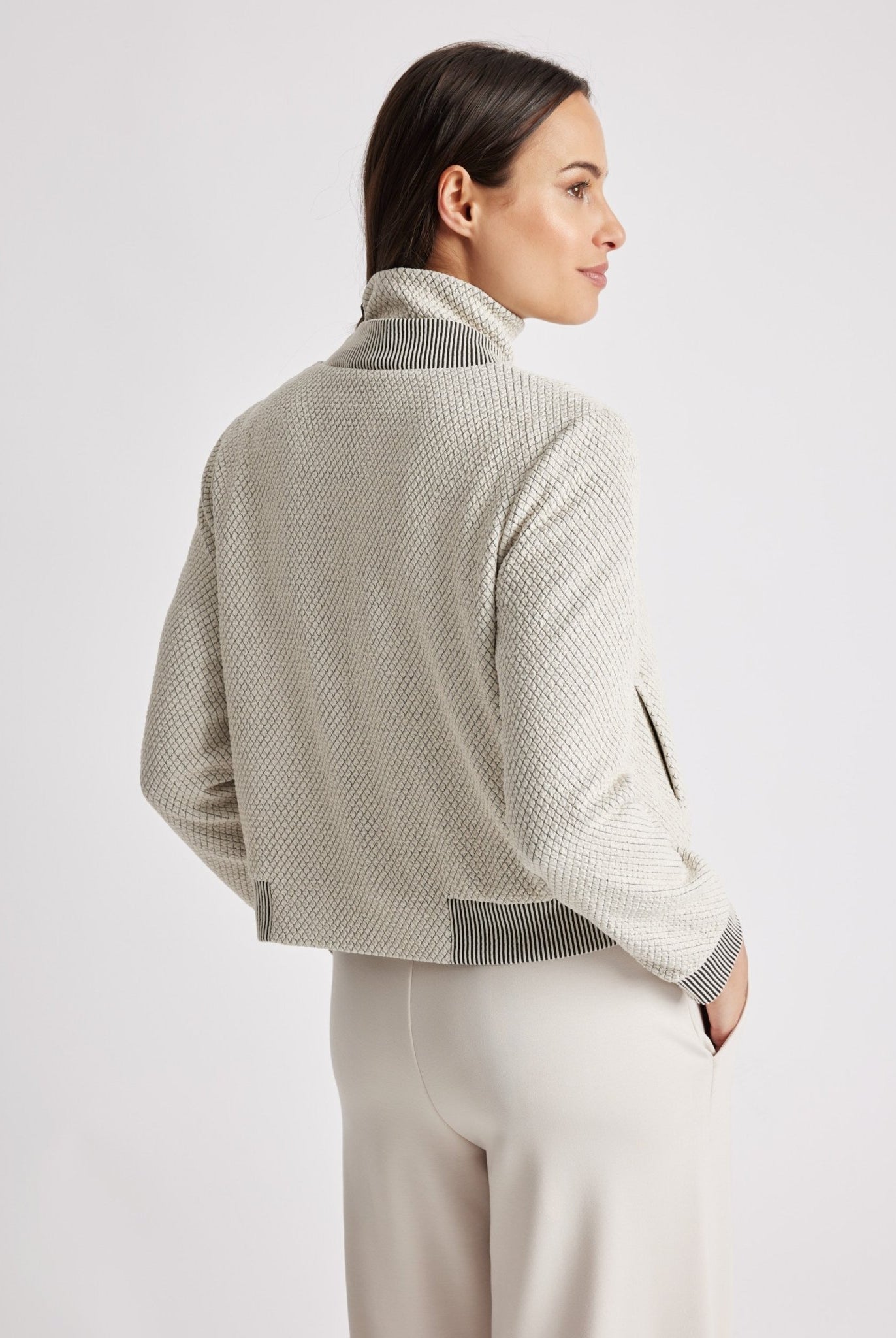 Kurze Blousonjacke PASJAKI aus Viskose-Mix - FOX'S-Fashion