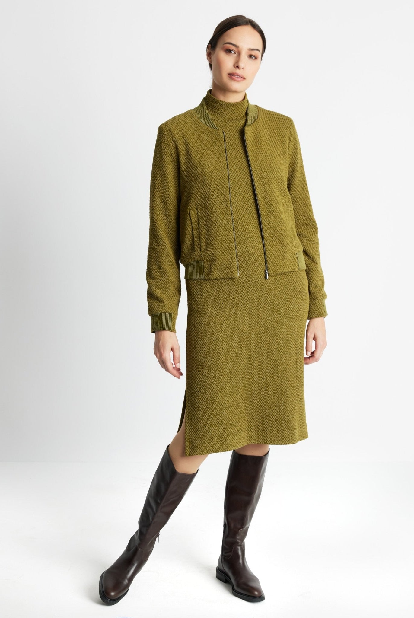 Kurze Blousonjacke PASJAKI aus Viskose-Mix - FOX'S-Fashion