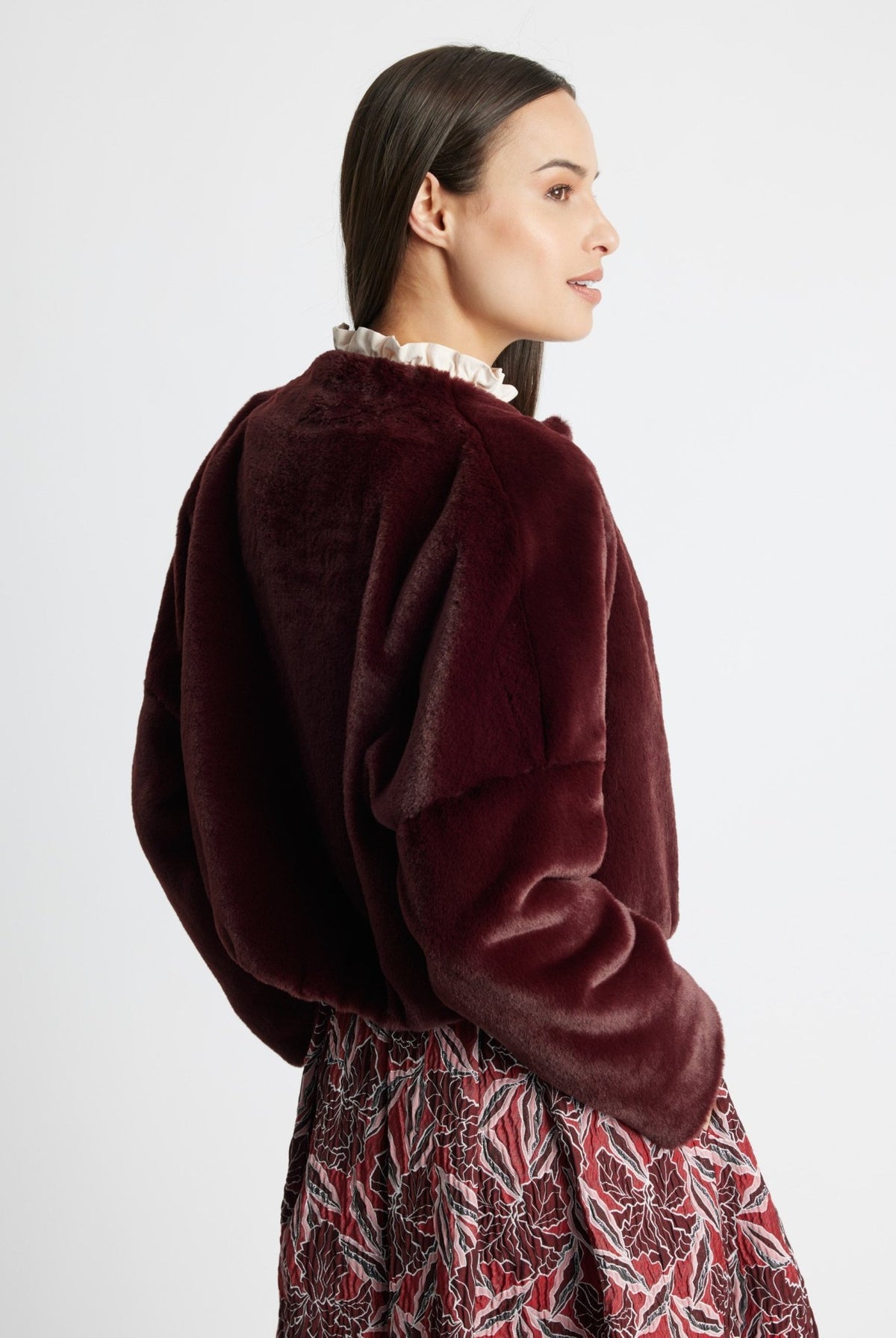 Kurze Jacke TEXAVO aus Kunstfell - FOX'S-Fashion