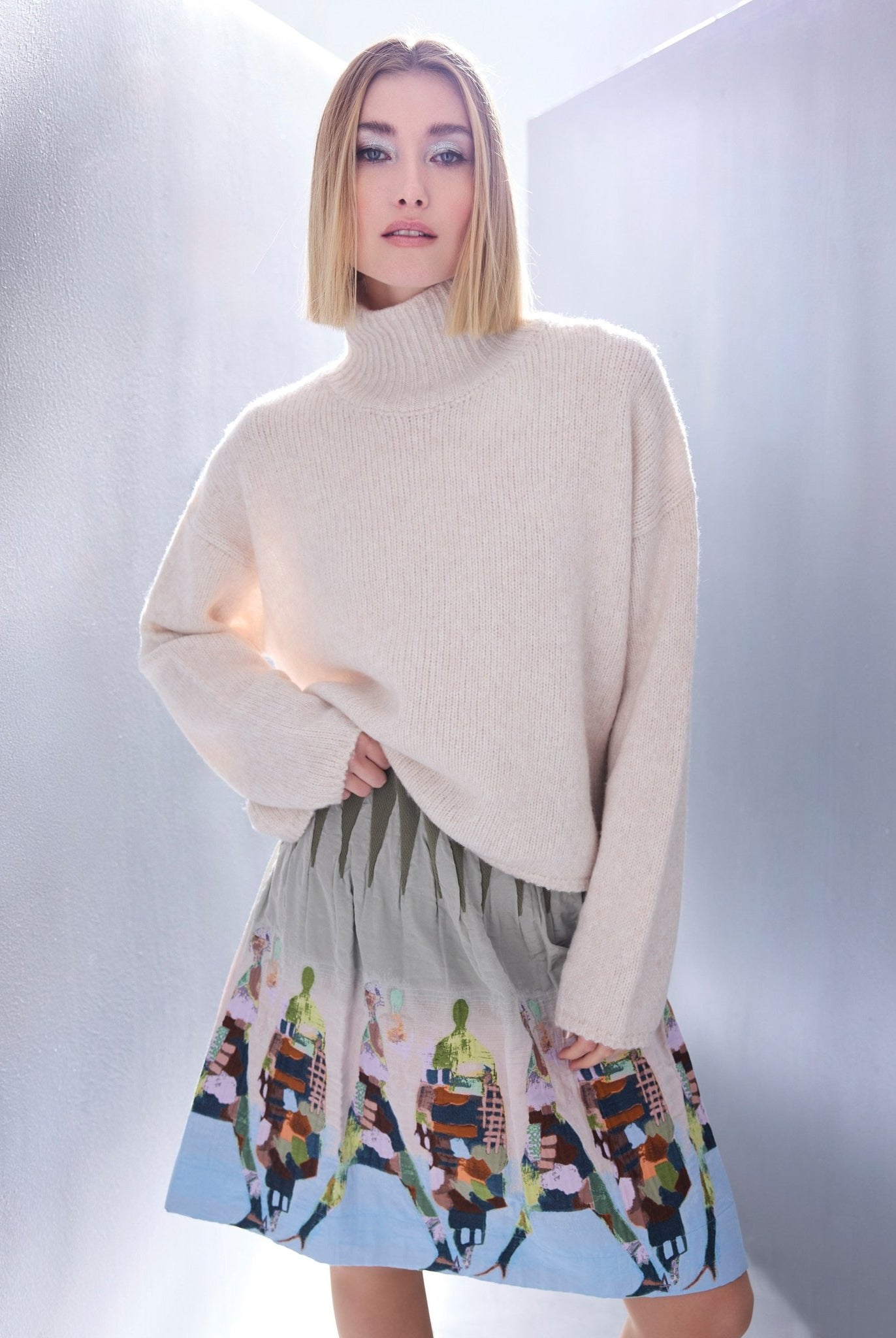 Kurzer One Size Rock LACROS-W aus Baumwoll-Mix mit Gummibund - FOX'S-Fashion