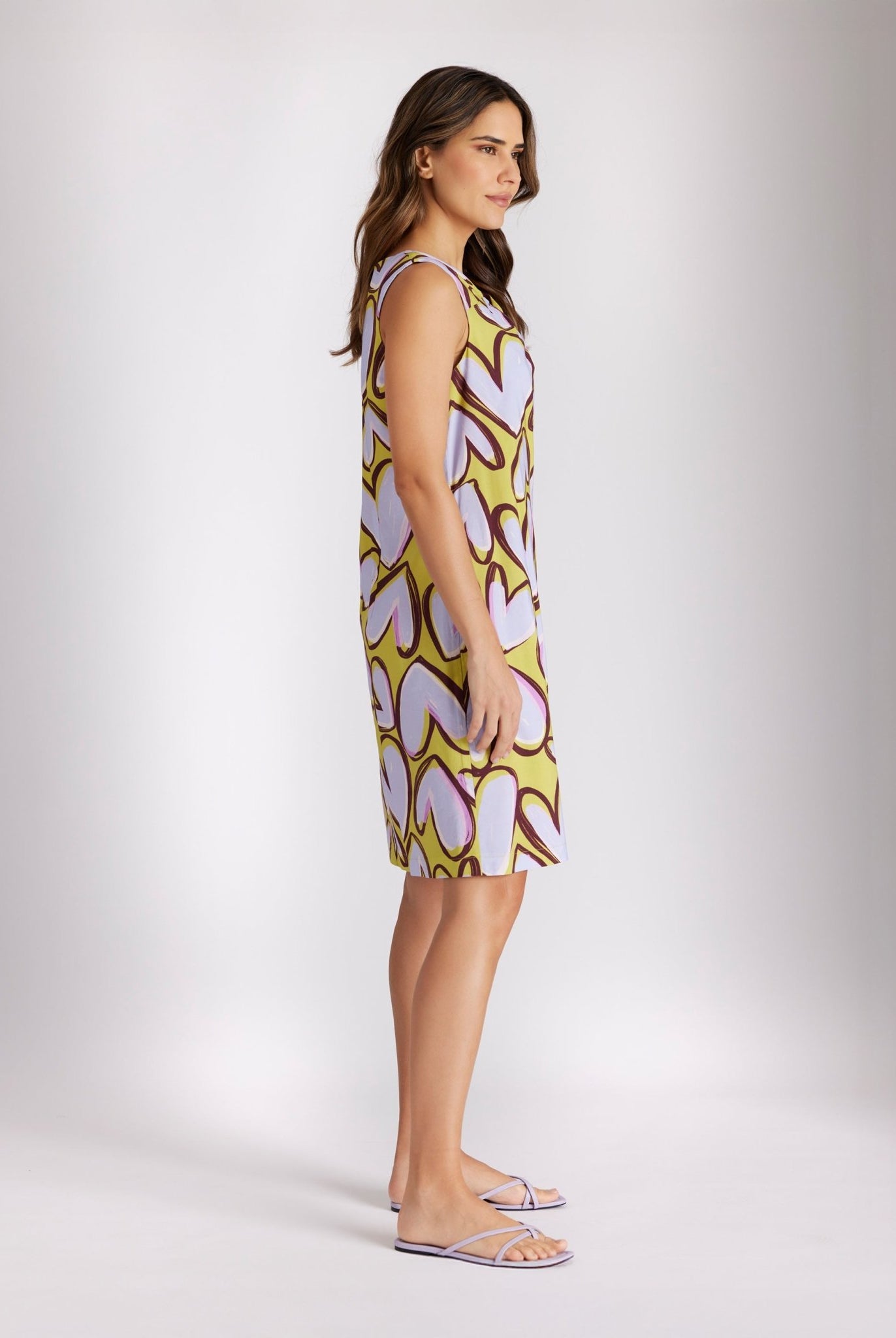 Kurzes Kleid QUIVI aus Viskose - Baumwoll - Mix in A - Linie - FOX'S - Fashion