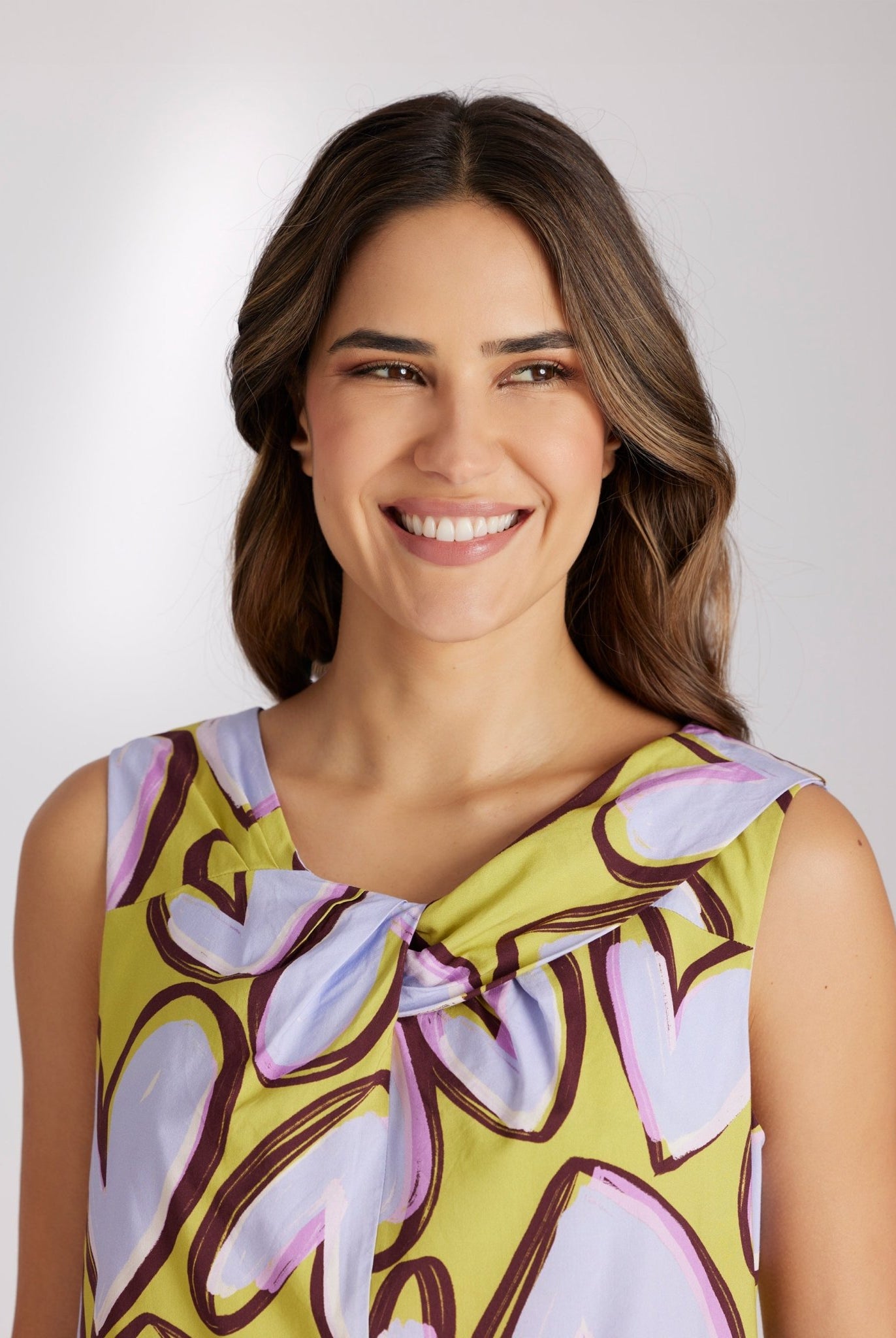 Kurzes Kleid QUIVI aus Viskose - Baumwoll - Mix in A - Linie - FOX'S - Fashion