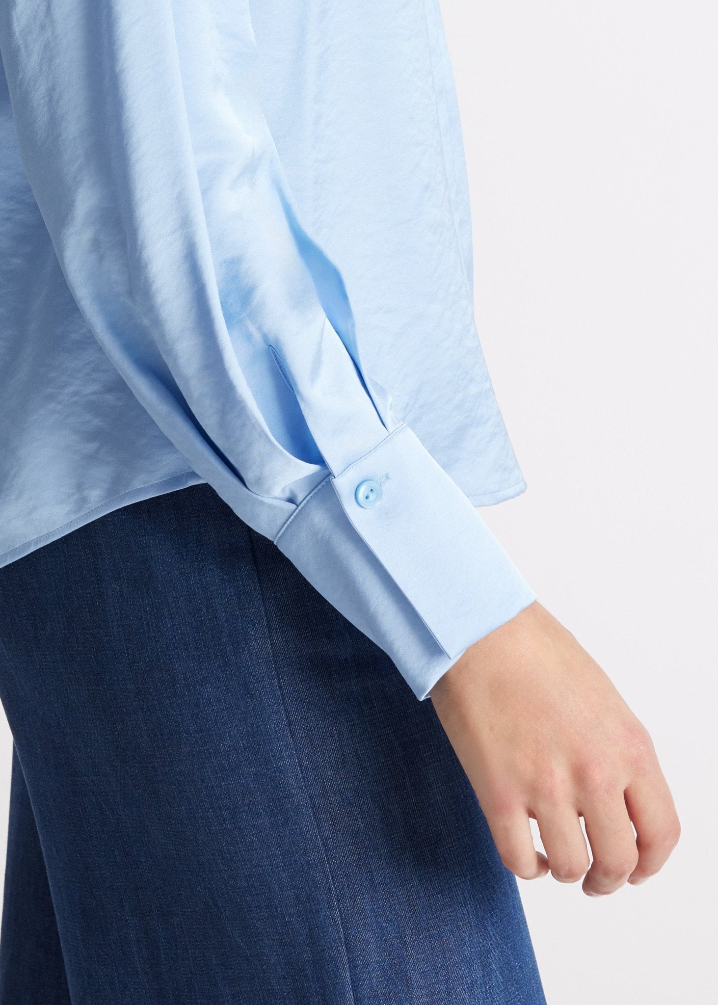 Legere Bluse GLUSIA aus Viskose-Mix mit Knopfleiste - FOX'S-Fashion