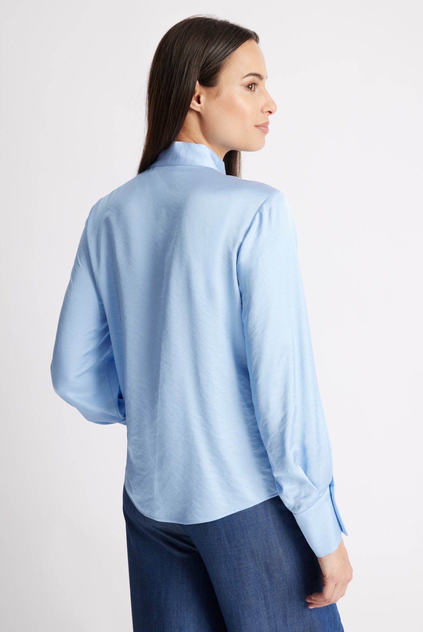 Legere Bluse GLUSIA aus Viskose-Mix mit Knopfleiste - FOX'S-Fashion