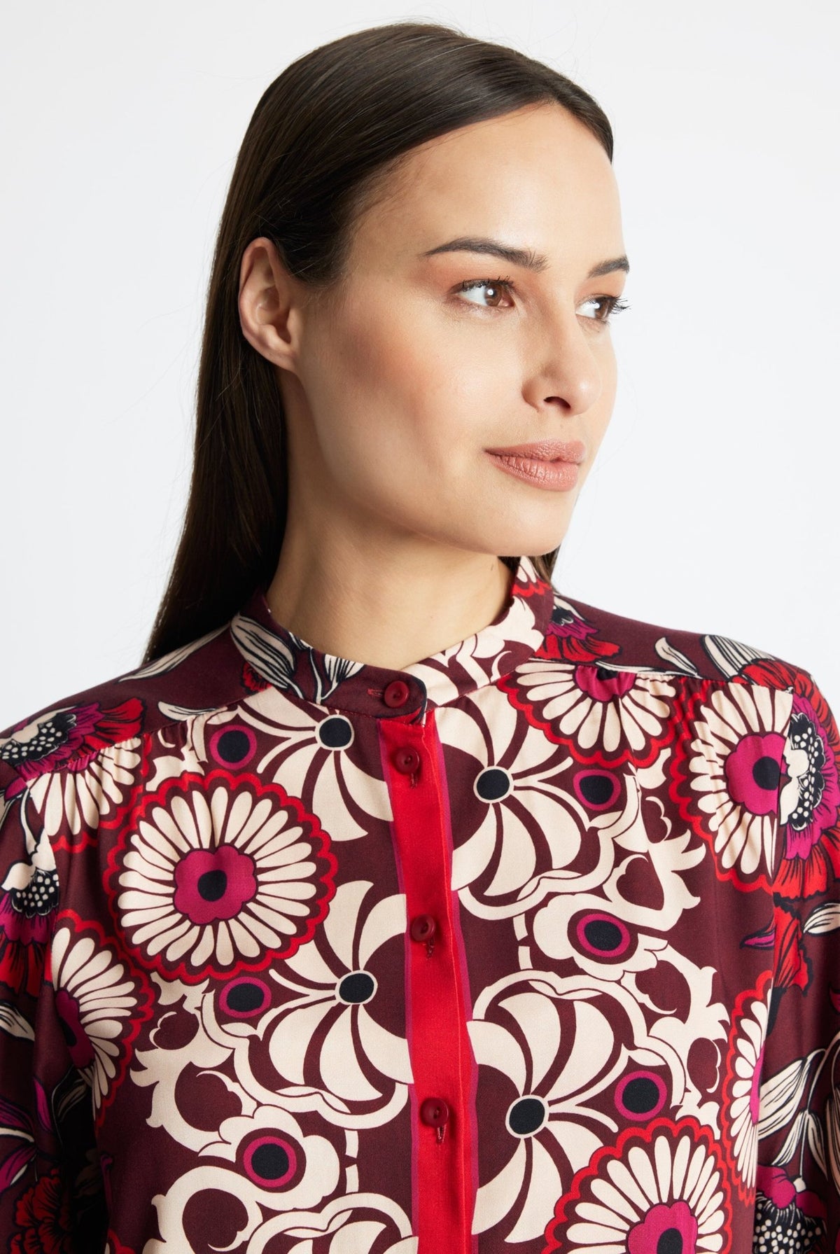 Legere Bluse VALYRA aus 100 % Viskose - FOX'S-Fashion