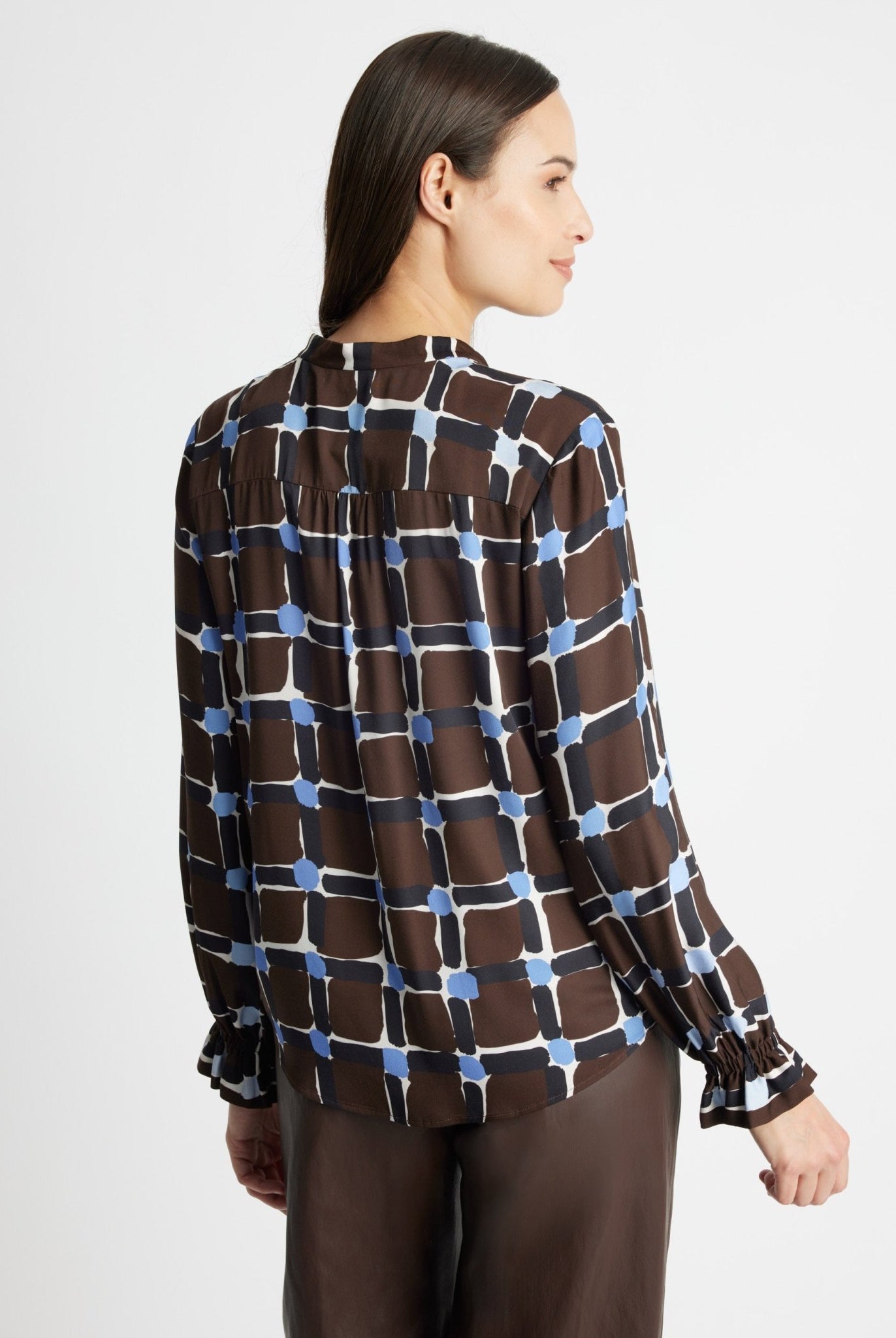 Legere Bluse VALYRA aus 100 % Viskose - FOX'S-Fashion
