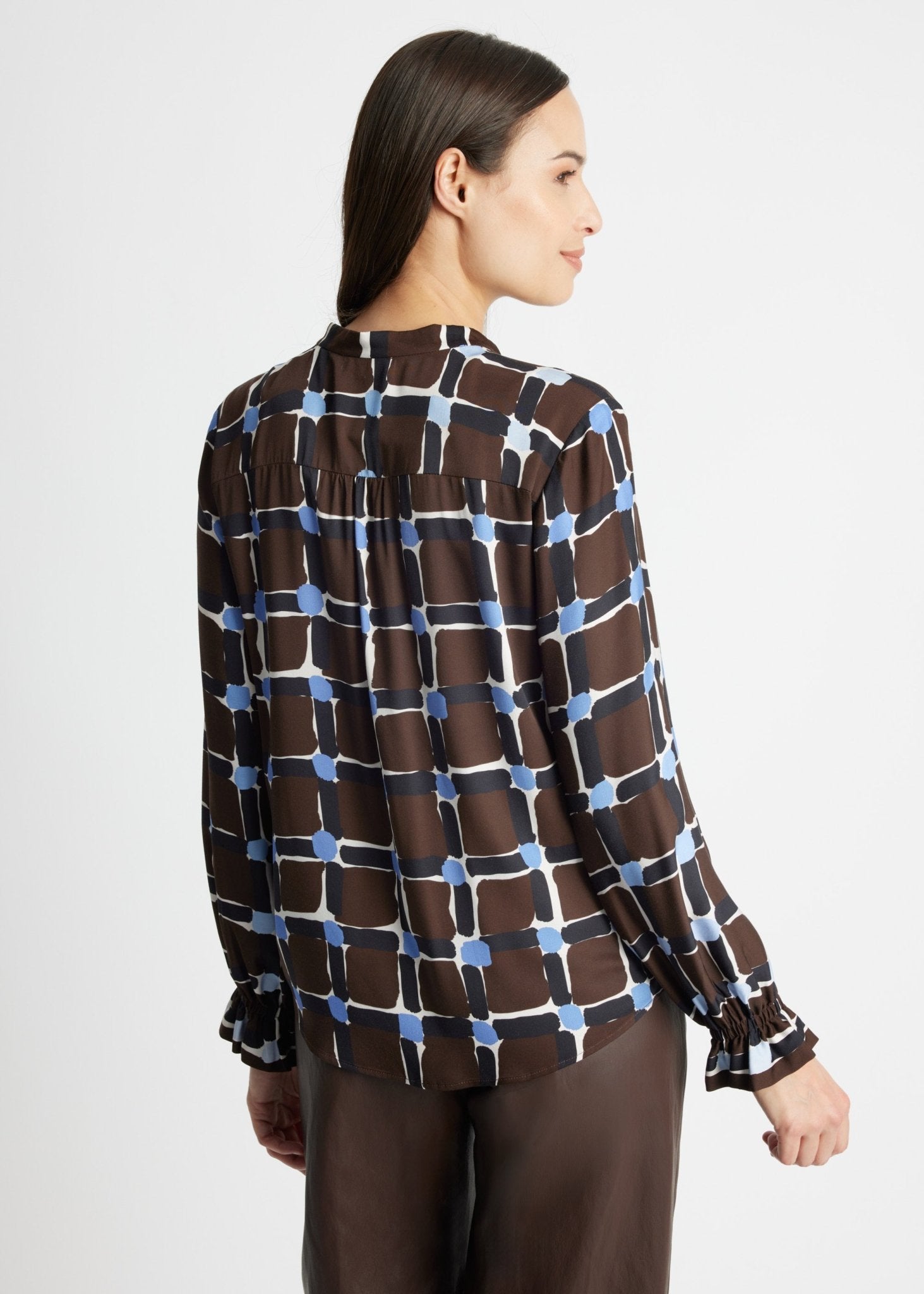 Legere Bluse VALYRA aus 100 % Viskose - FOX'S-Fashion