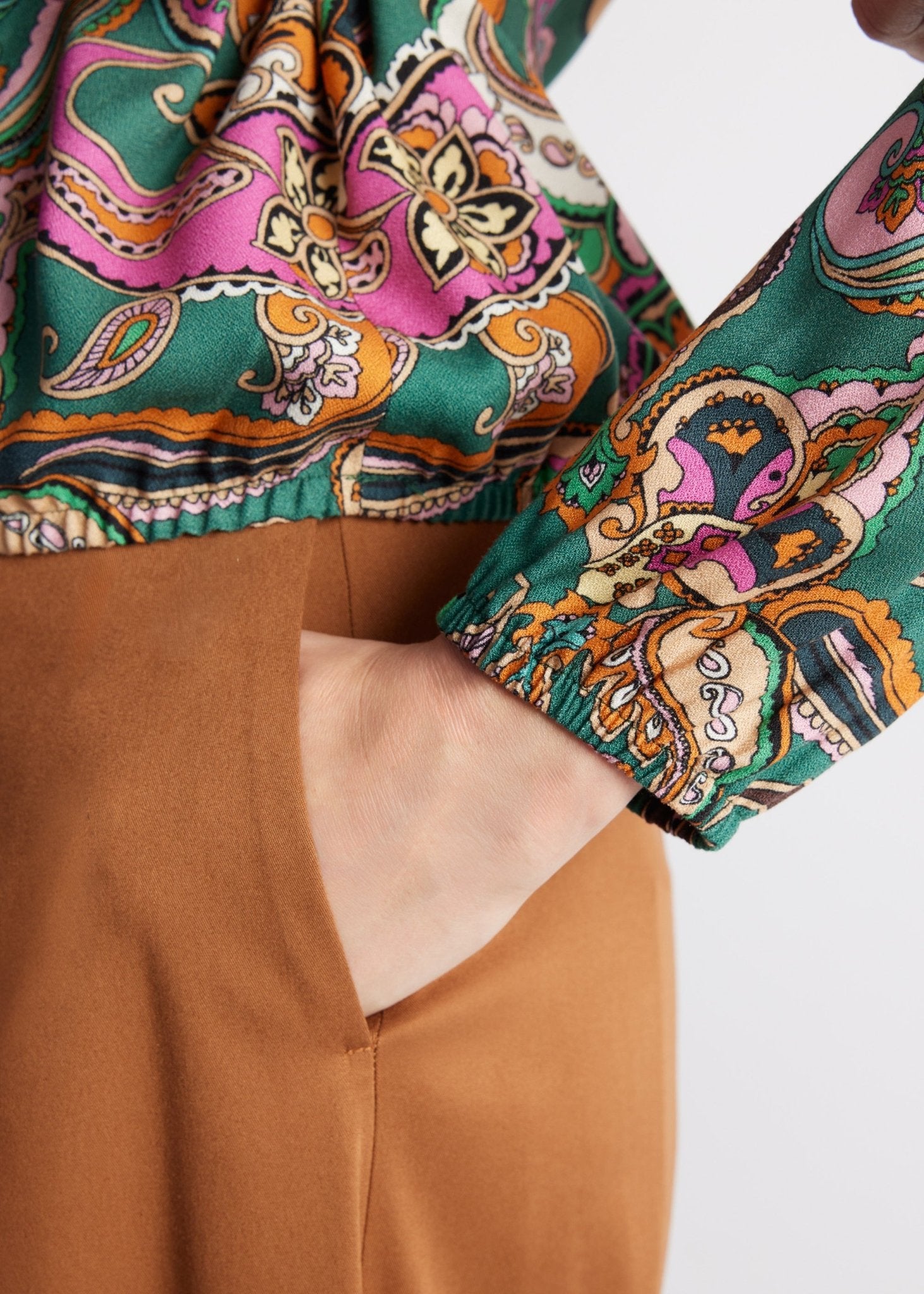 Legere Bluse VYBLUSA aus 100 % Viskose - FOX'S-Fashion