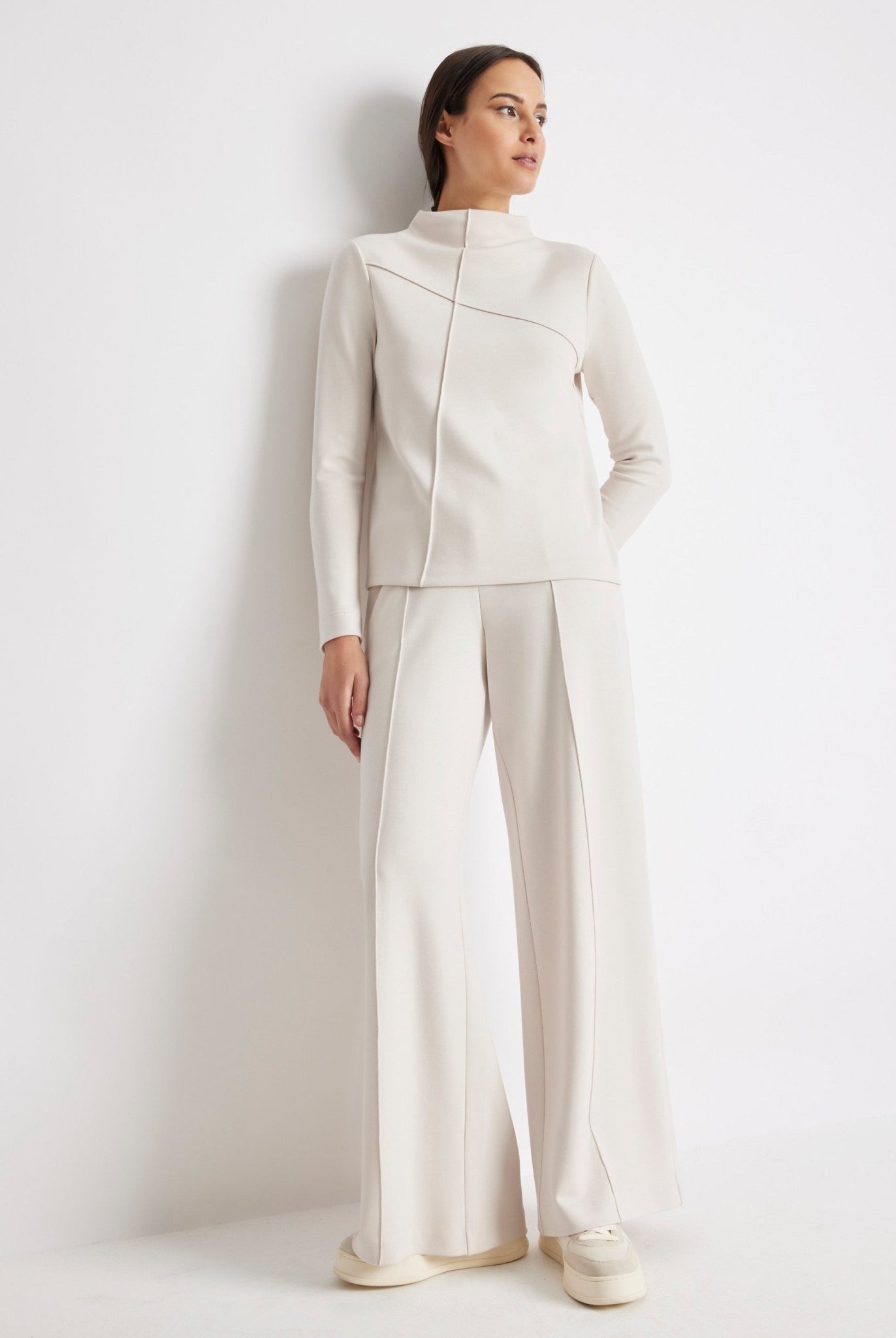 Legere Hose INANA aus Viskose-Mix mit Stretch - FOX'S-Fashion