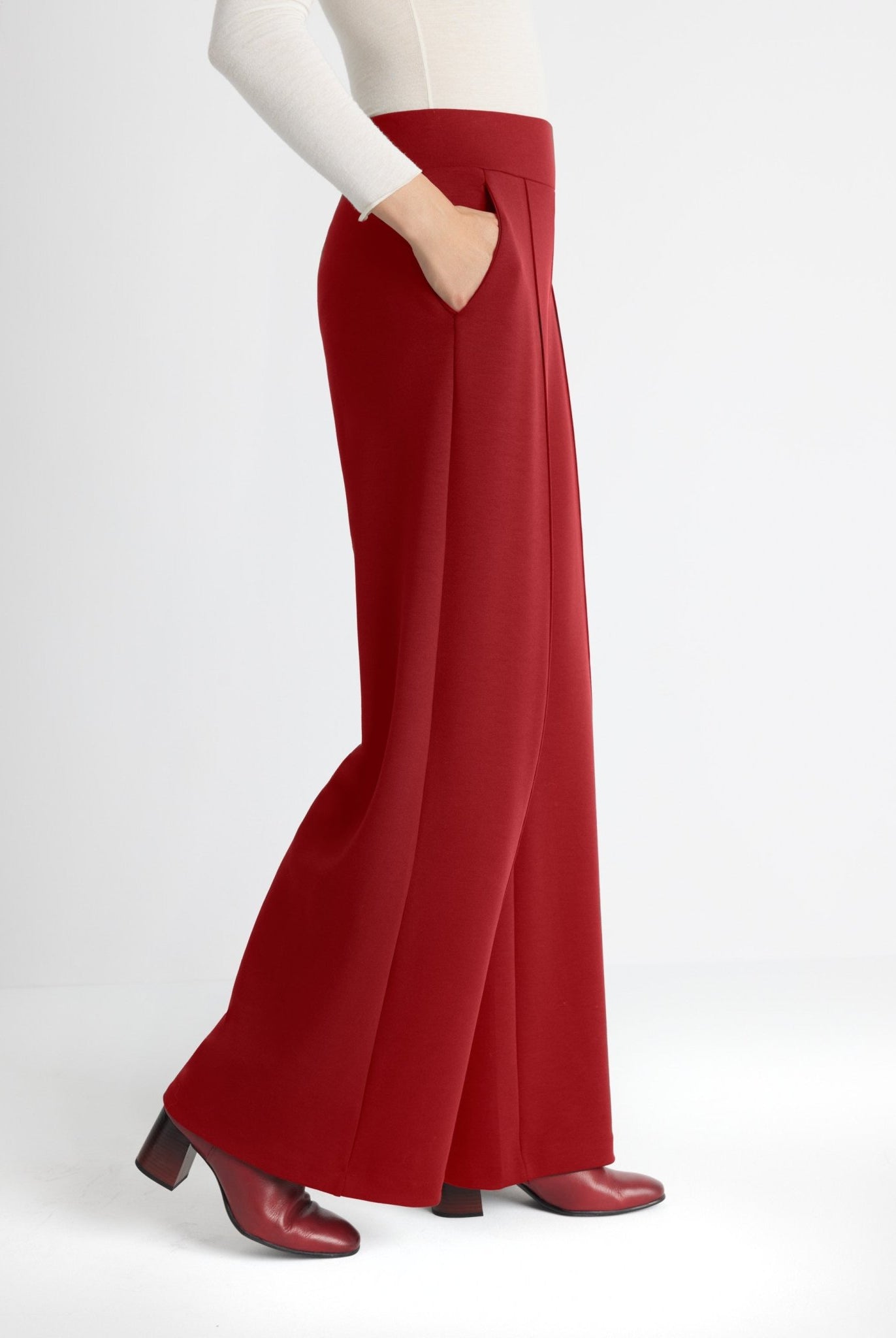 Legere Hose INANA aus Viskose-Mix mit Stretch - FOX'S-Fashion