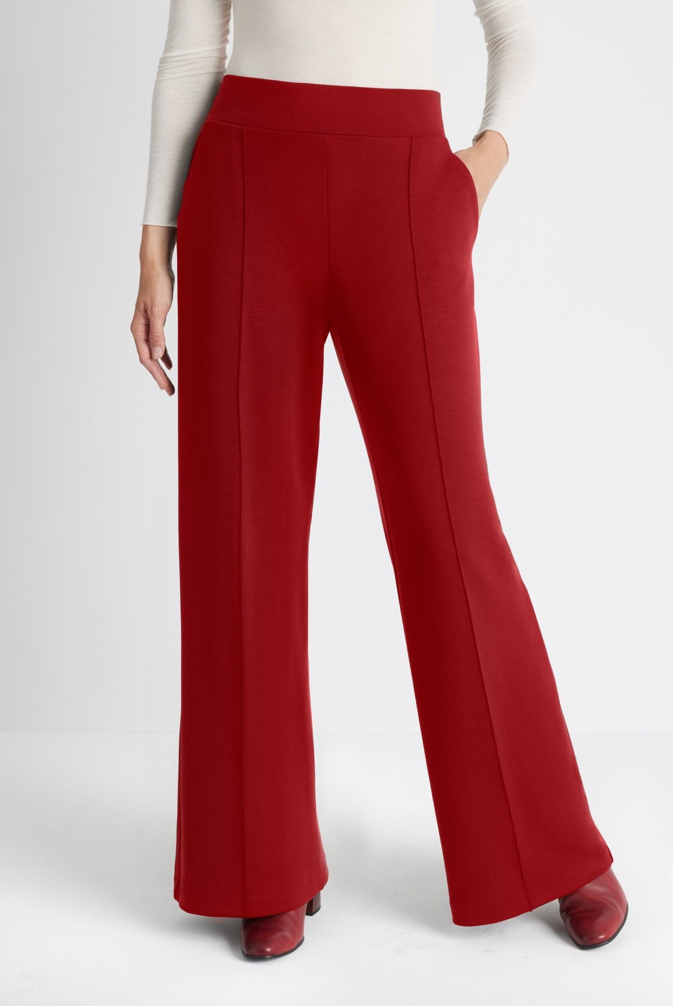 Legere Hose INANA aus Viskose-Mix mit Stretch - FOX'S-Fashion