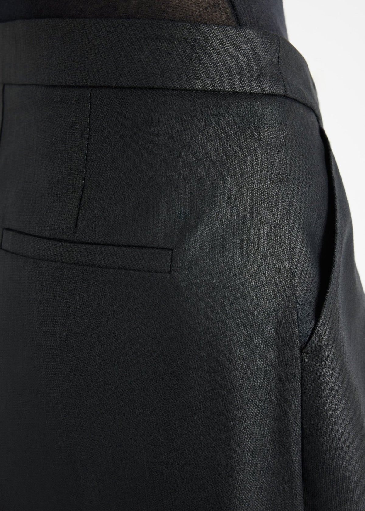 Legere Hose ZABERA aus 100 % Baumwolle mit asymmetrischem Bund - FOX'S-Fashion