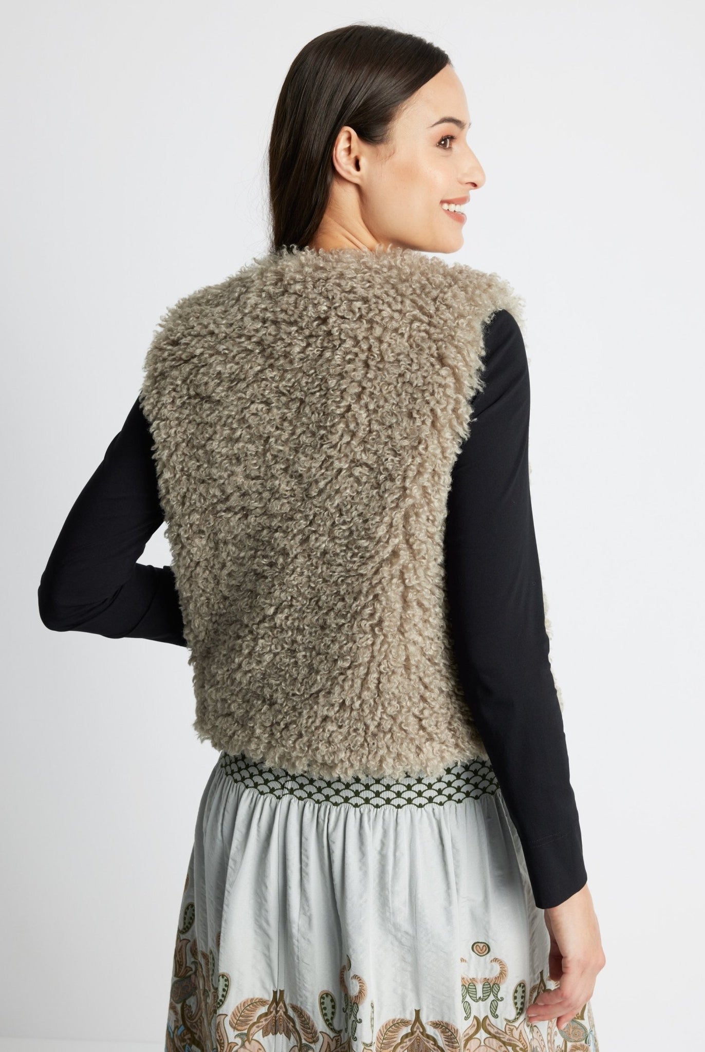 Legere Weste MUWI aus Teddystoff - FOX'S-Fashion