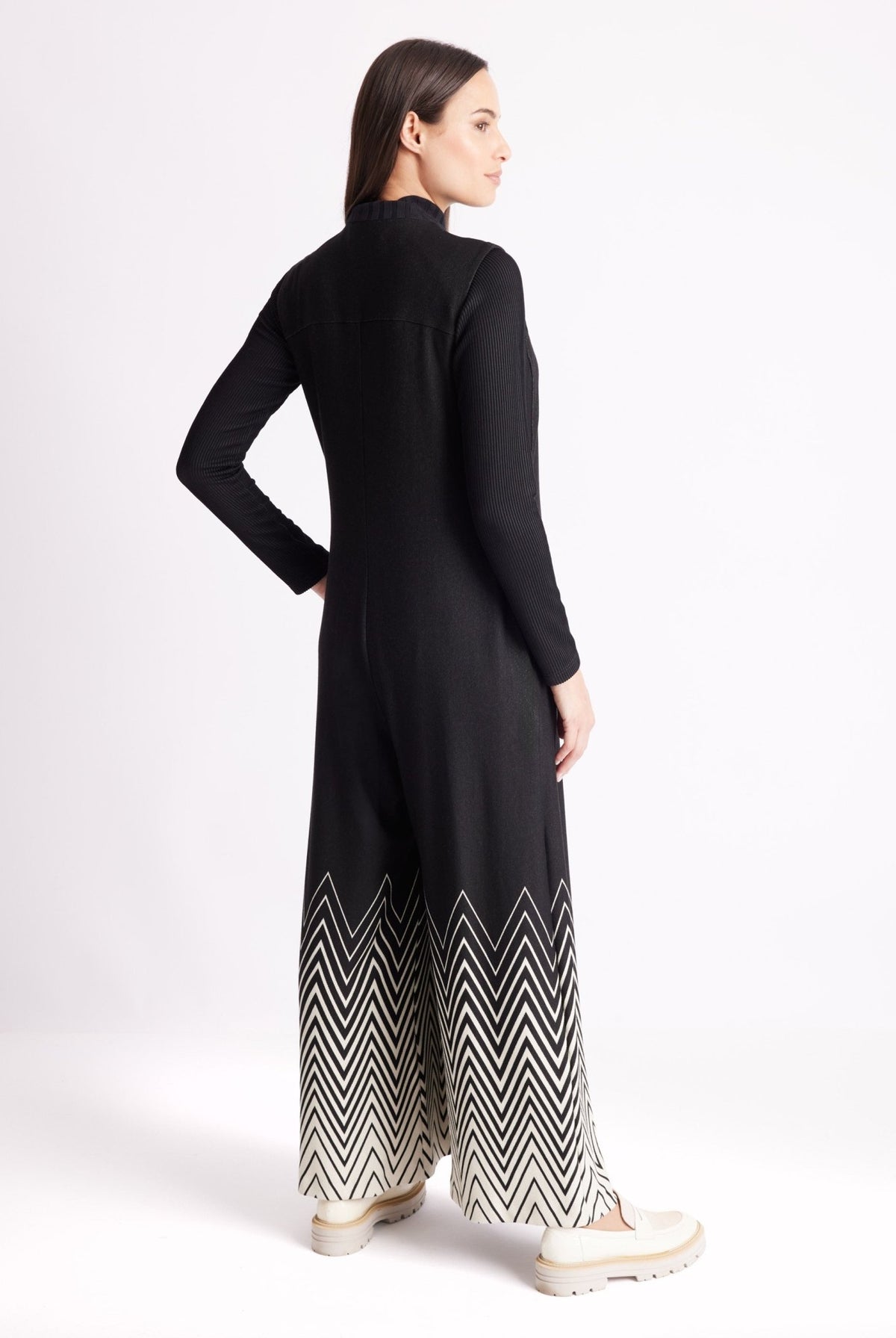 Legerer Jumpsuit YIMSUI aus Feinstrickjersey - FOX'S-Fashion