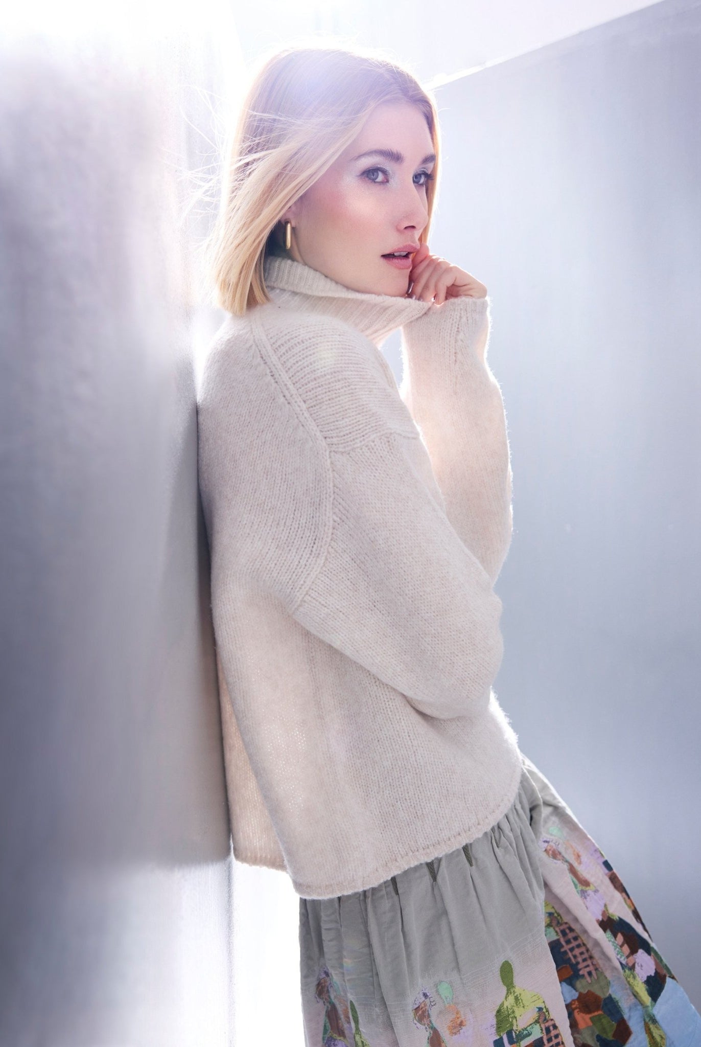 Legerer Strickpullover DEROLY aus Schurwolle - FOX'S-Fashion