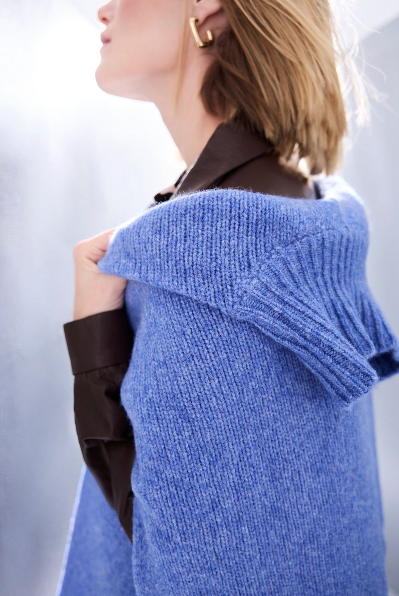 Legerer Strickpullover DEROLY aus Schurwolle - FOX'S-Fashion