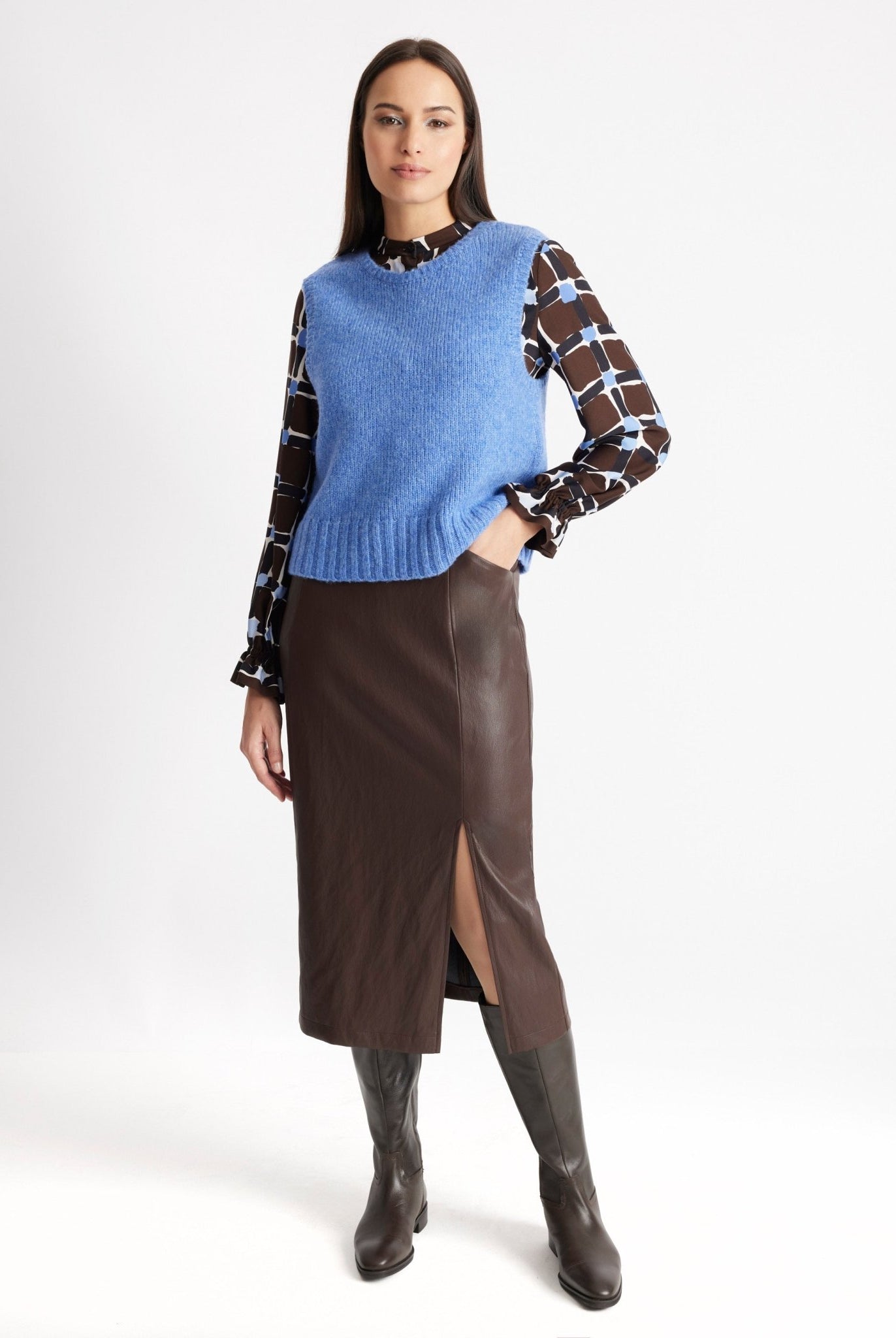 Legerer Strickpullunder DEPULI aus Schurwolle - FOX'S-Fashion