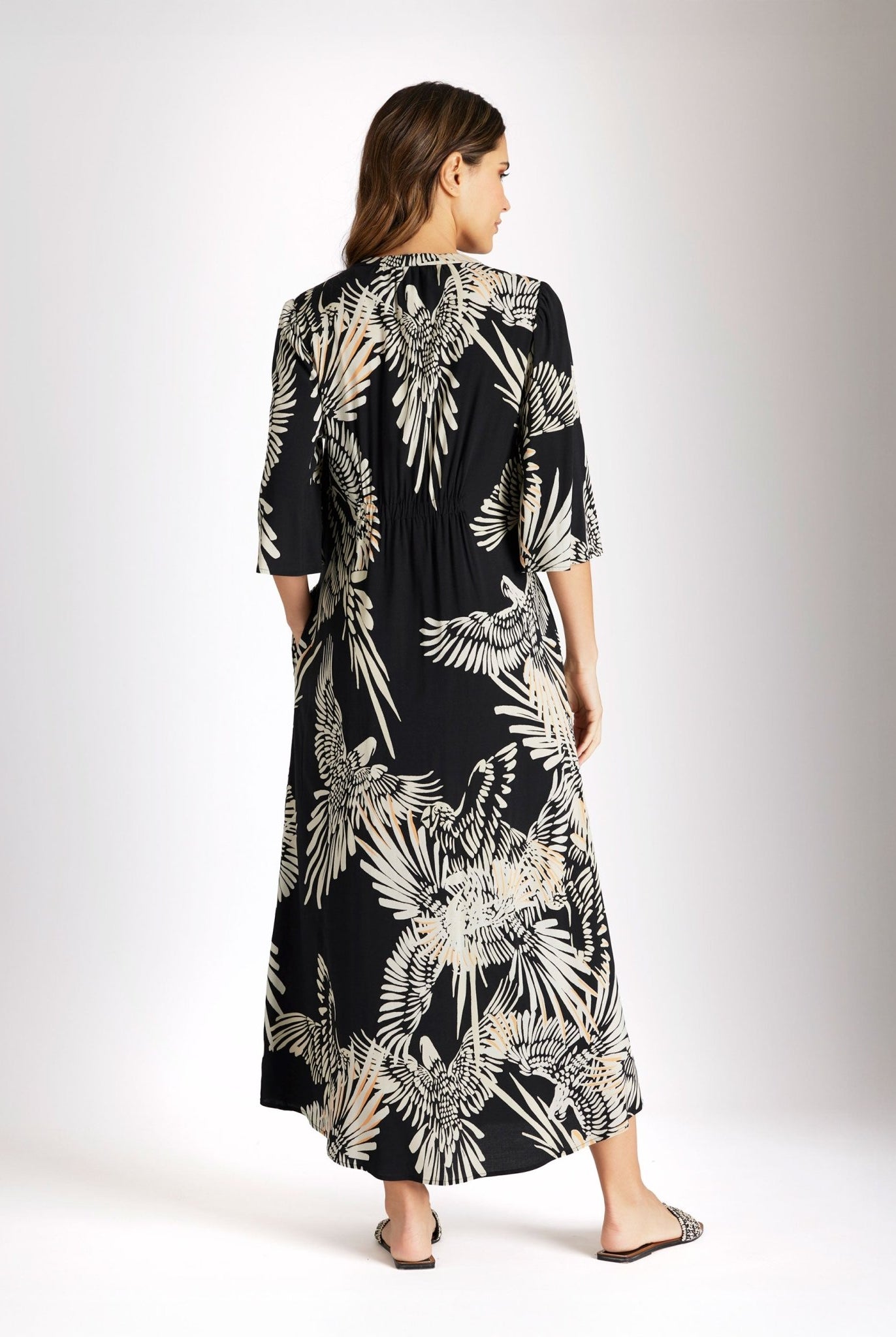 Legeres Midi - Kleid WYNADJA aus Viskose - FOX'S - Fashion