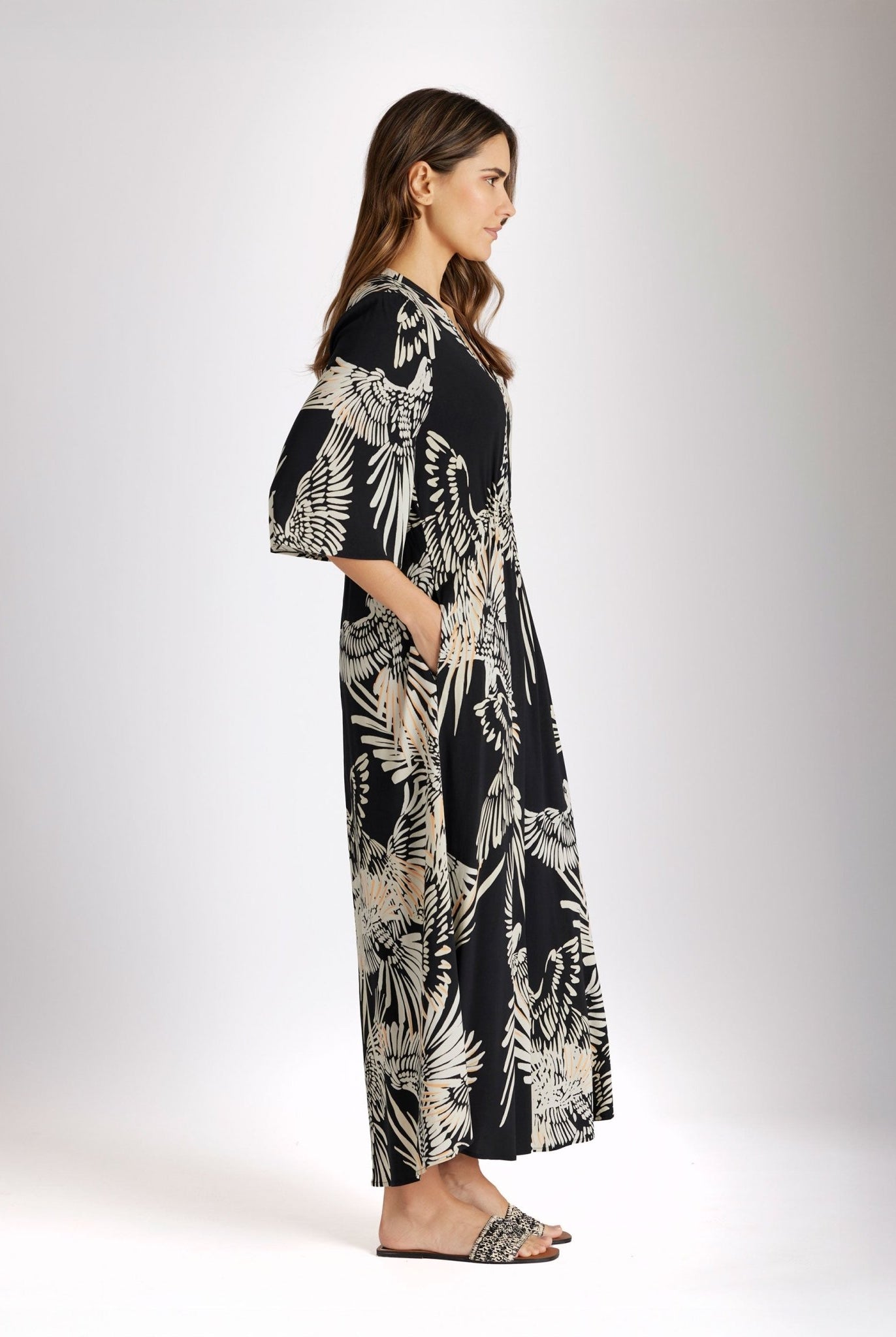 Legeres Midi - Kleid WYNADJA aus Viskose - FOX'S - Fashion