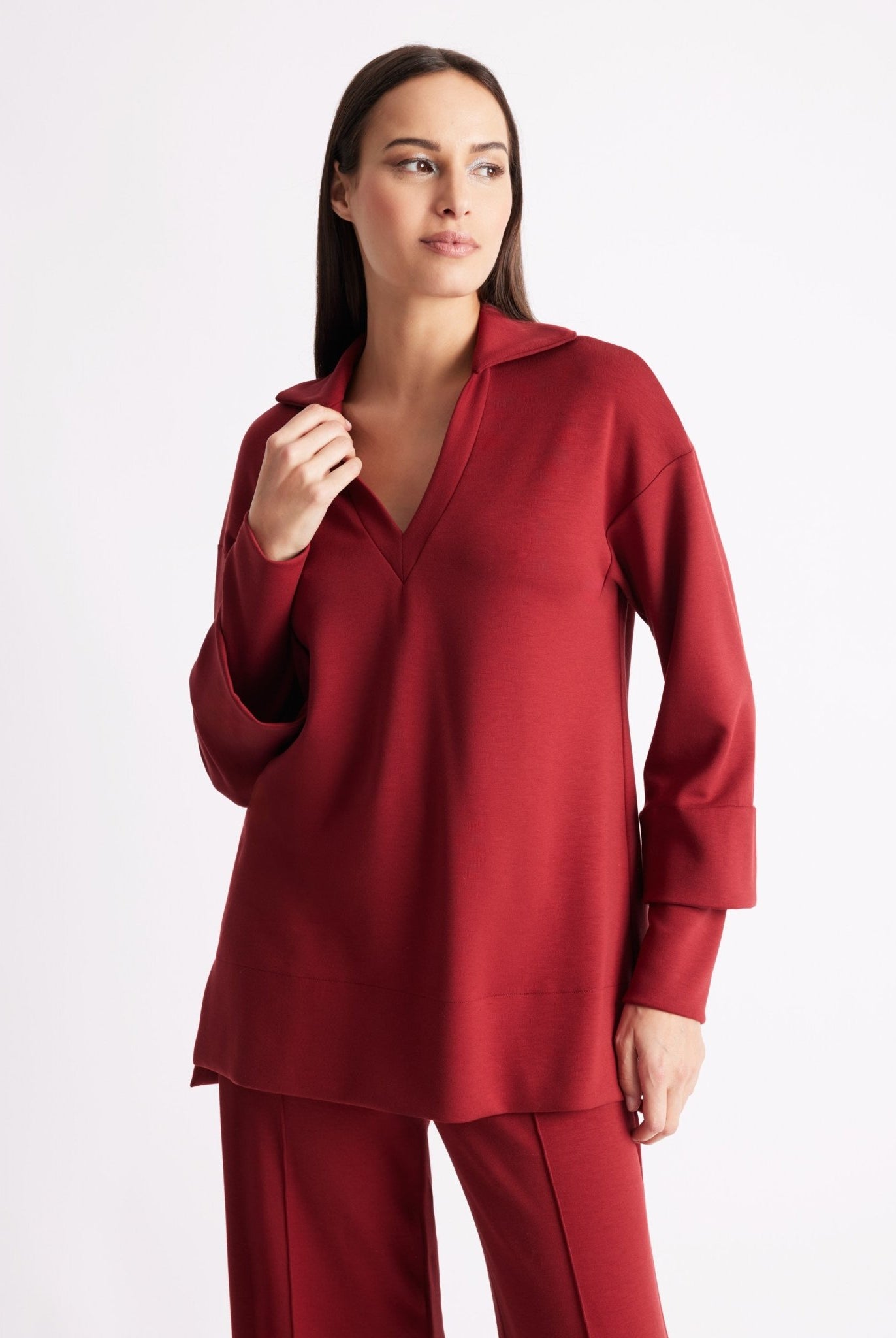 Legeres Sweatshirt ILOPU aus Viskose-Mix - FOX'S-Fashion