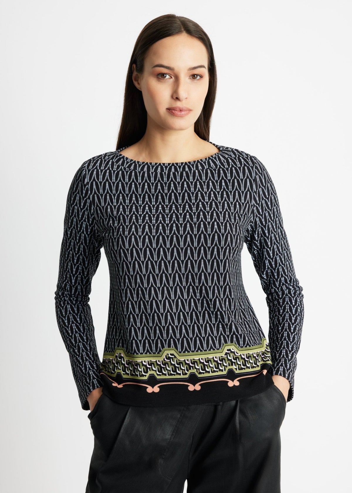 Leicht taillierter Pullover RAPULO aus Viskose-Mix - FOX'S-Fashion