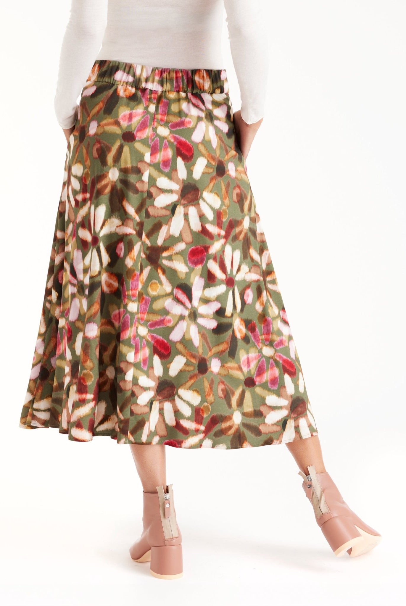 Midi - Rock NATYRO mit Eingrifftaschen - FOX'S - Fashion