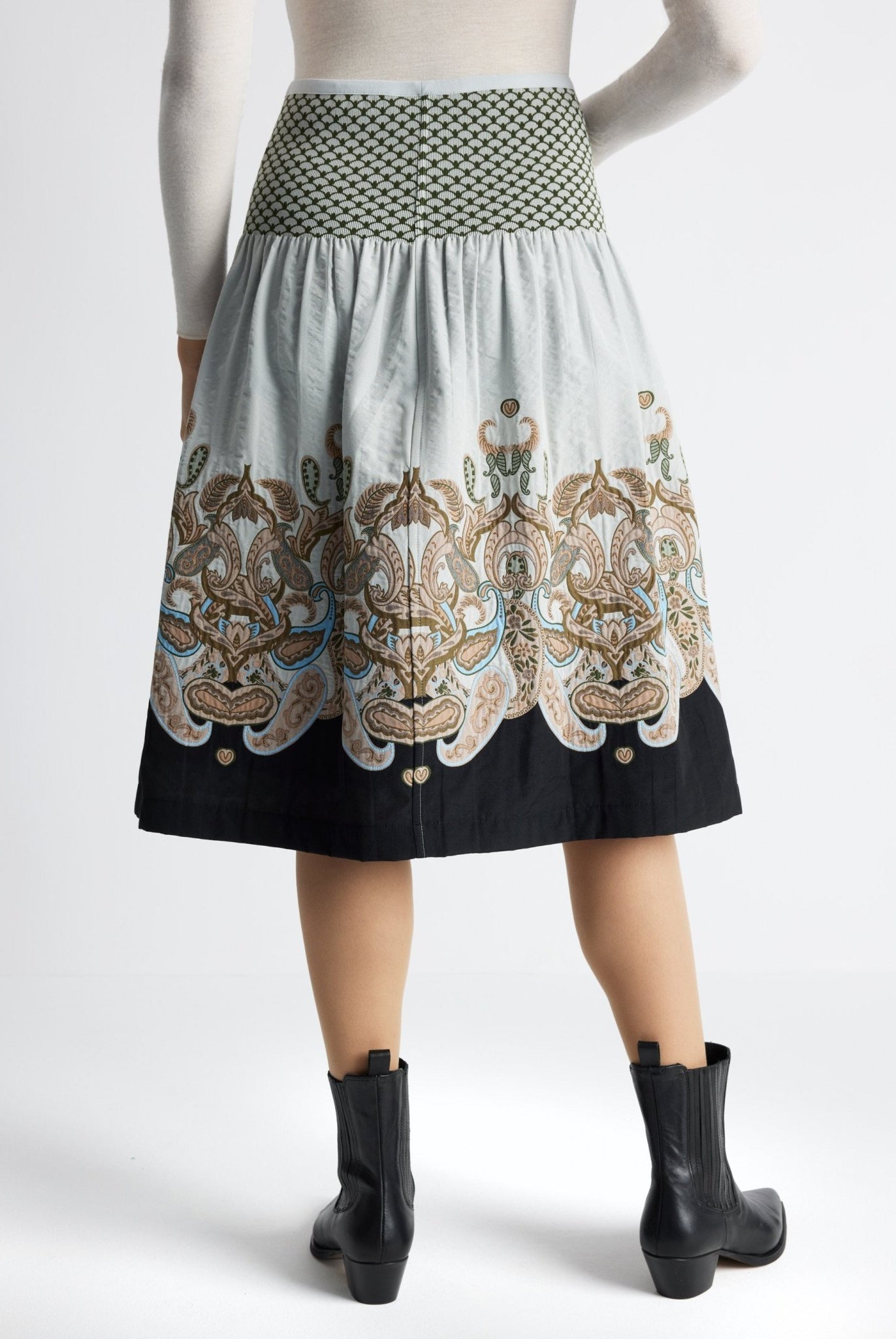 One Size Rock LONGERO-W aus Baumwoll-Mix in Midi-Länge mit Gummibund - FOX'S-Fashion